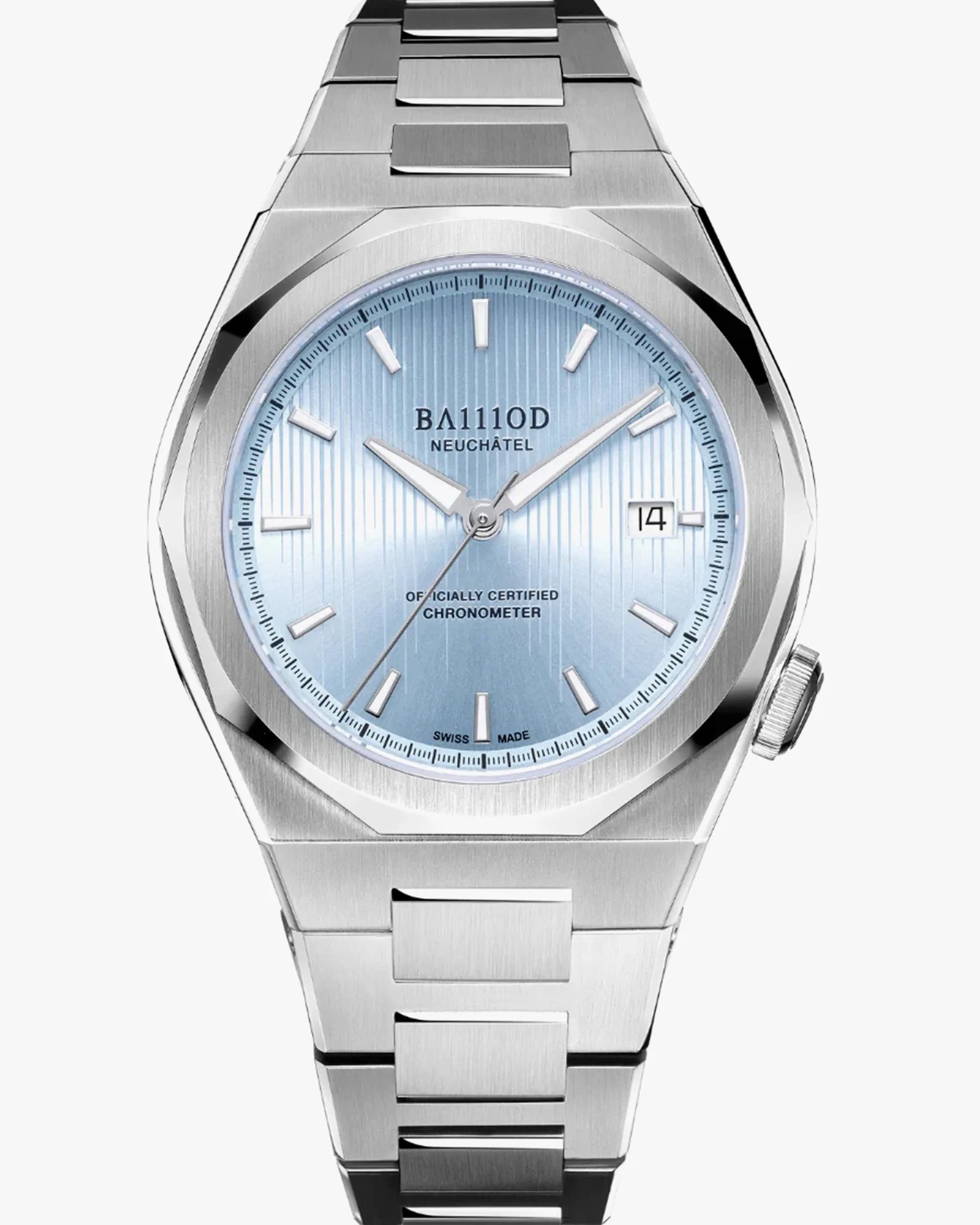 a steel modern sport watch