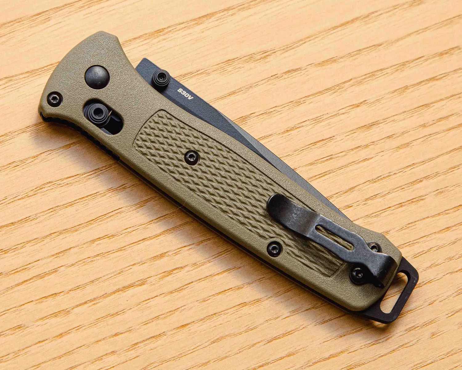 benchmade bailout off side folded