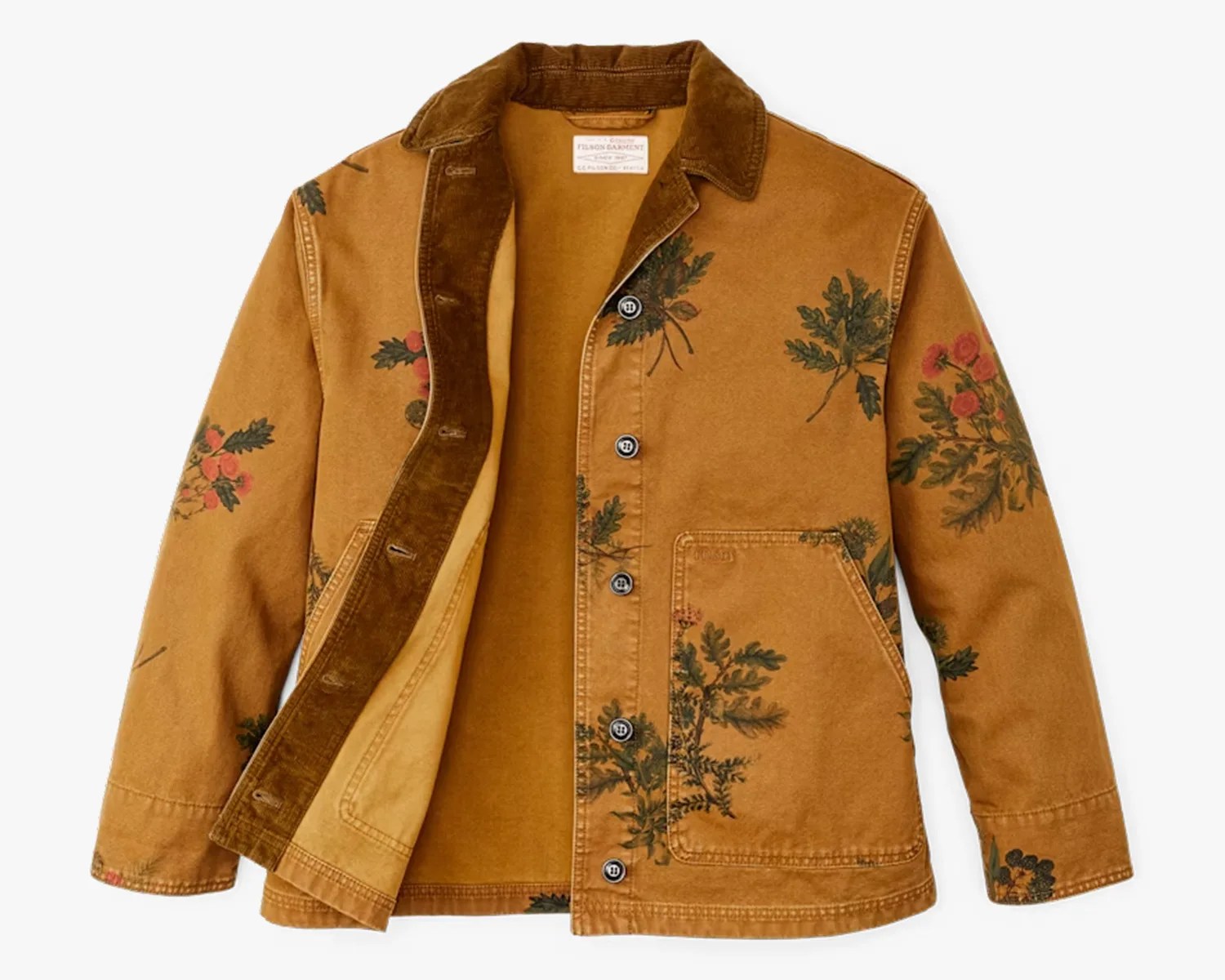filson womens canvas barn coat open