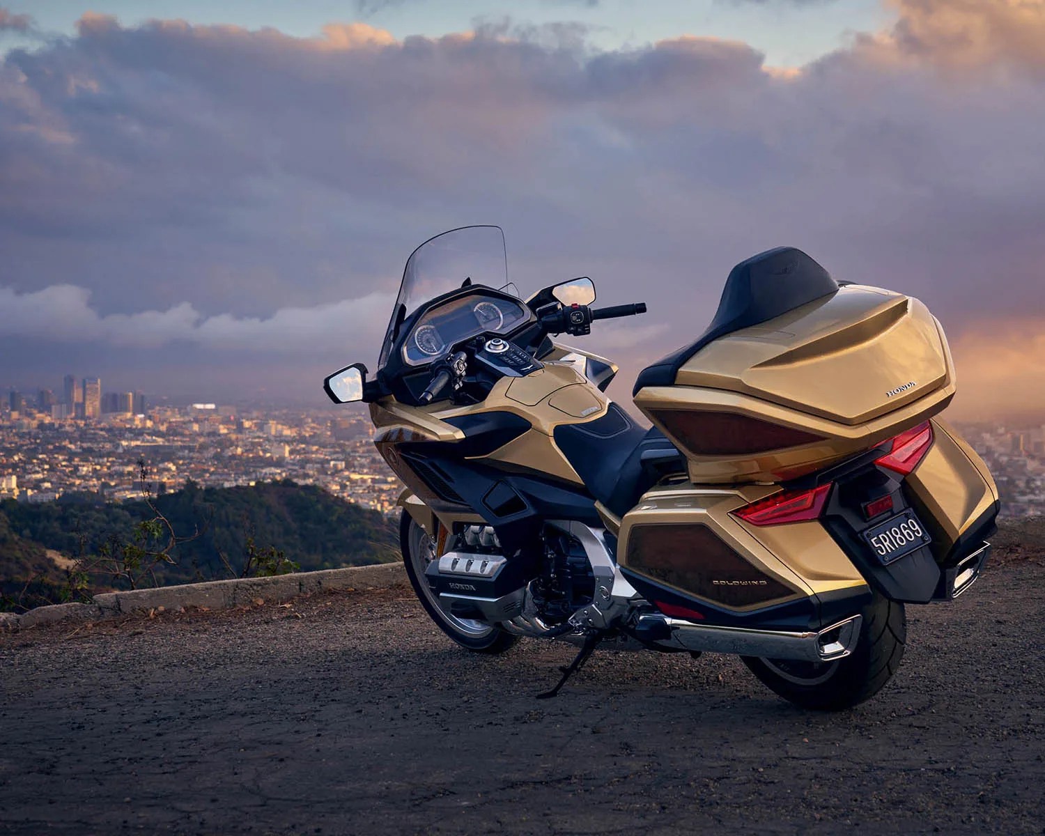 honda gold wing tour 50th anniversary rear