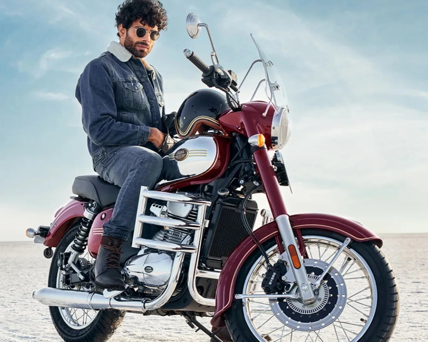 jawa 350 legacy edition denim