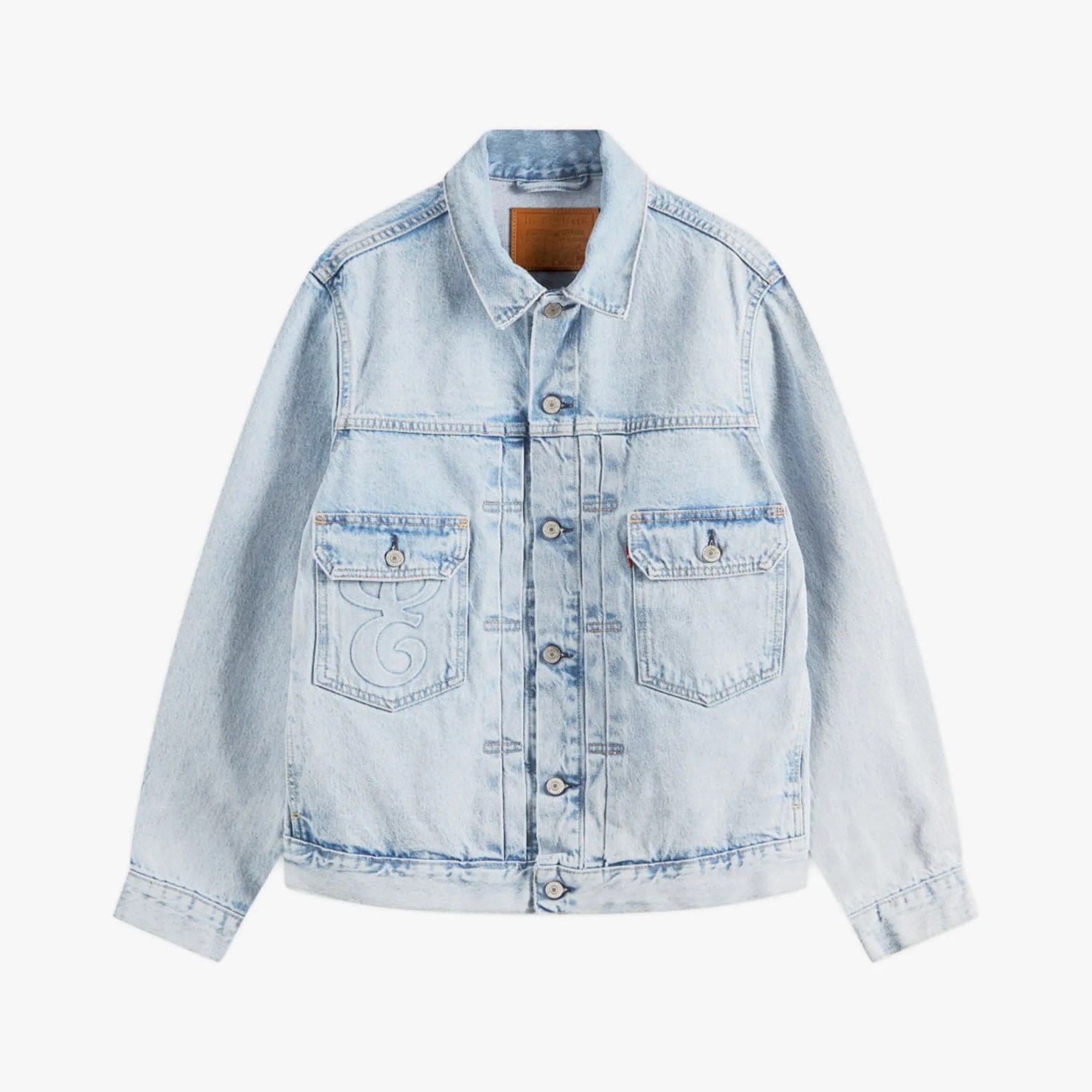 a washed out denim type 2 tucker jacket