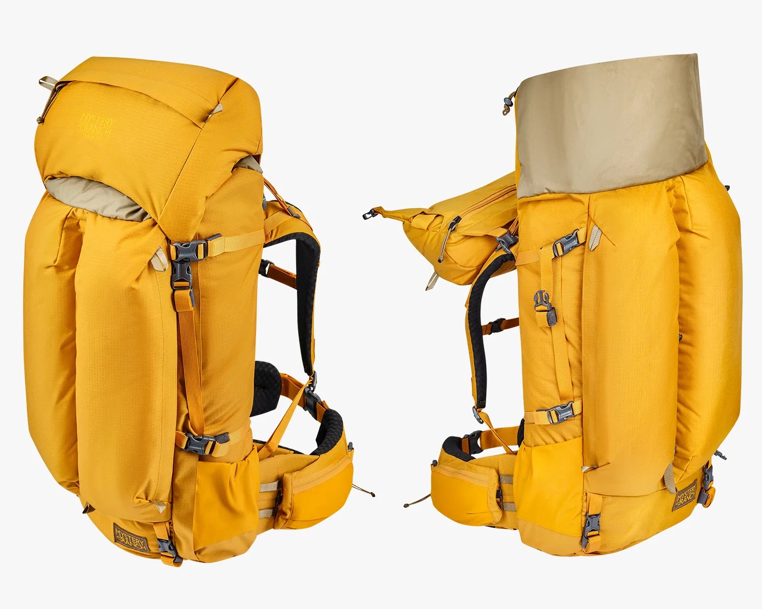mystery ranch glacier pack with top pack