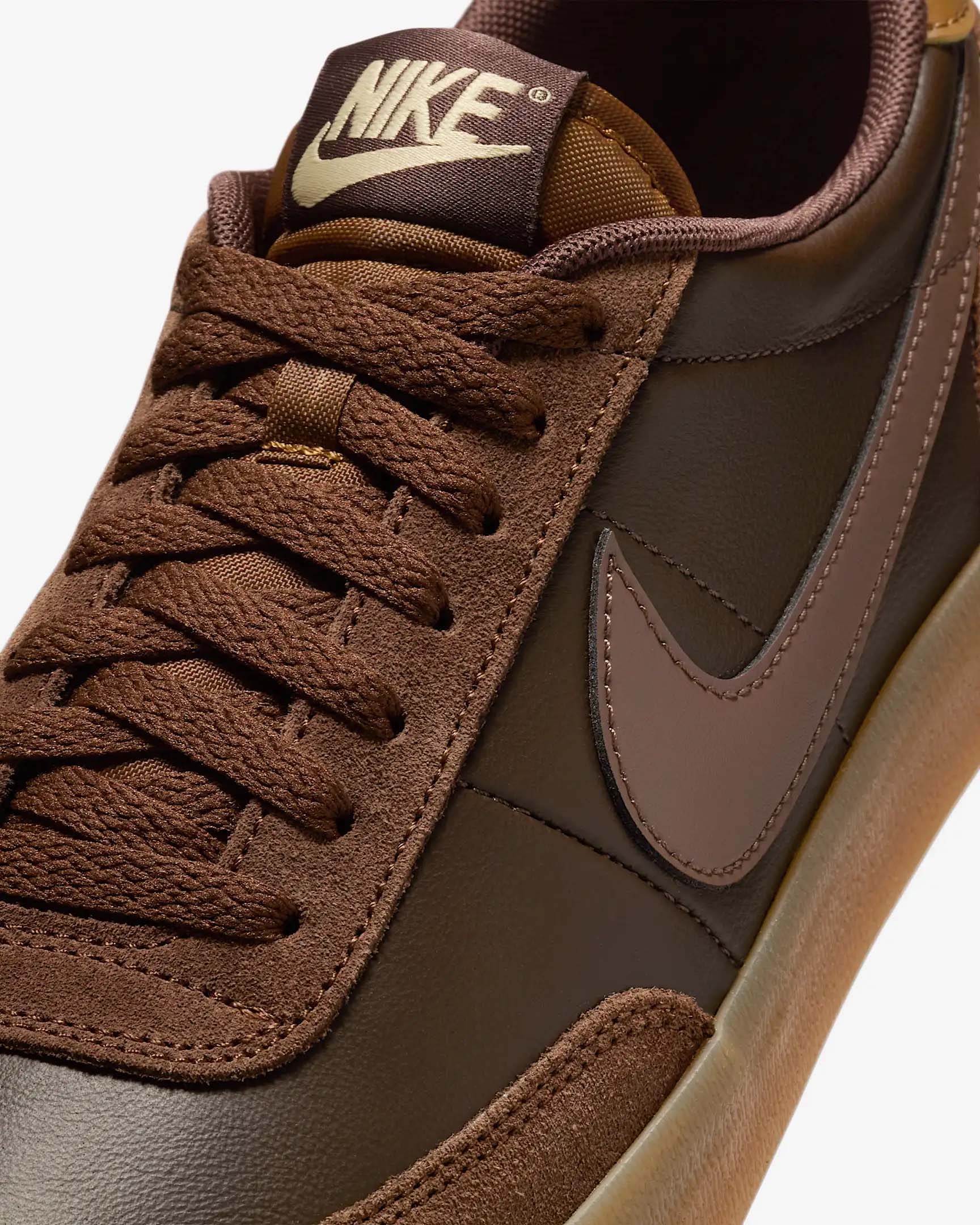 brown nike shoe