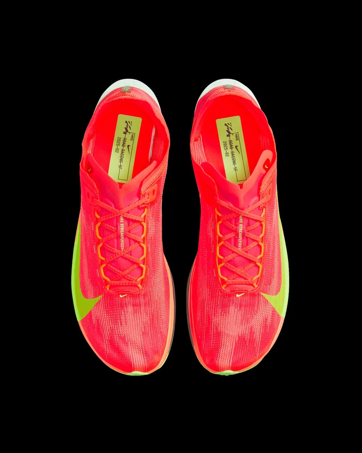 red Nike shoe