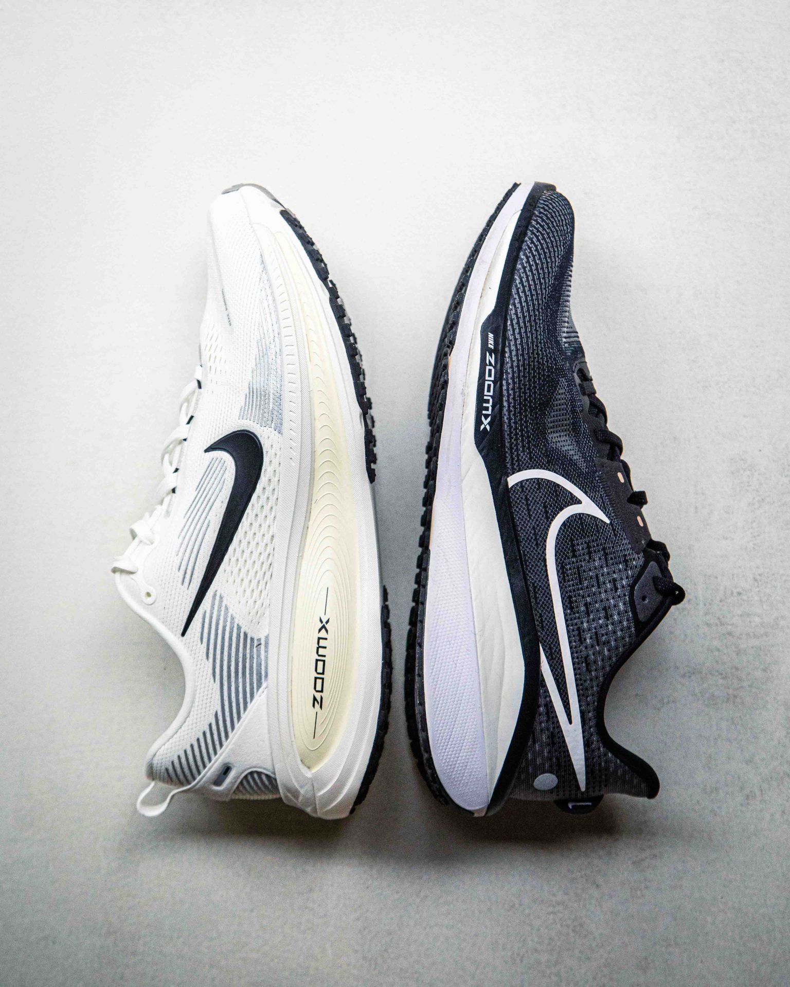 black and white nike shoe