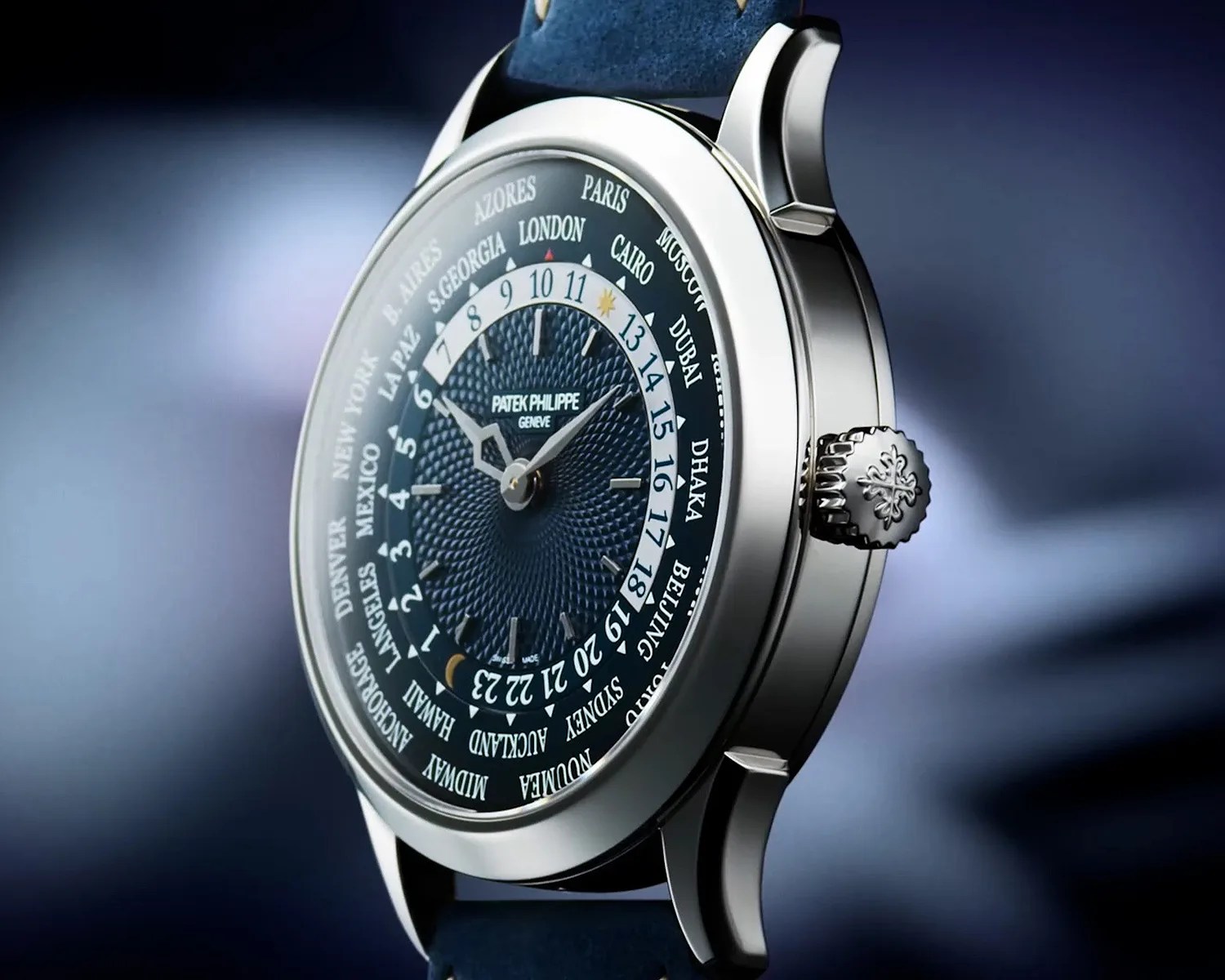 a patek philippe world time watch