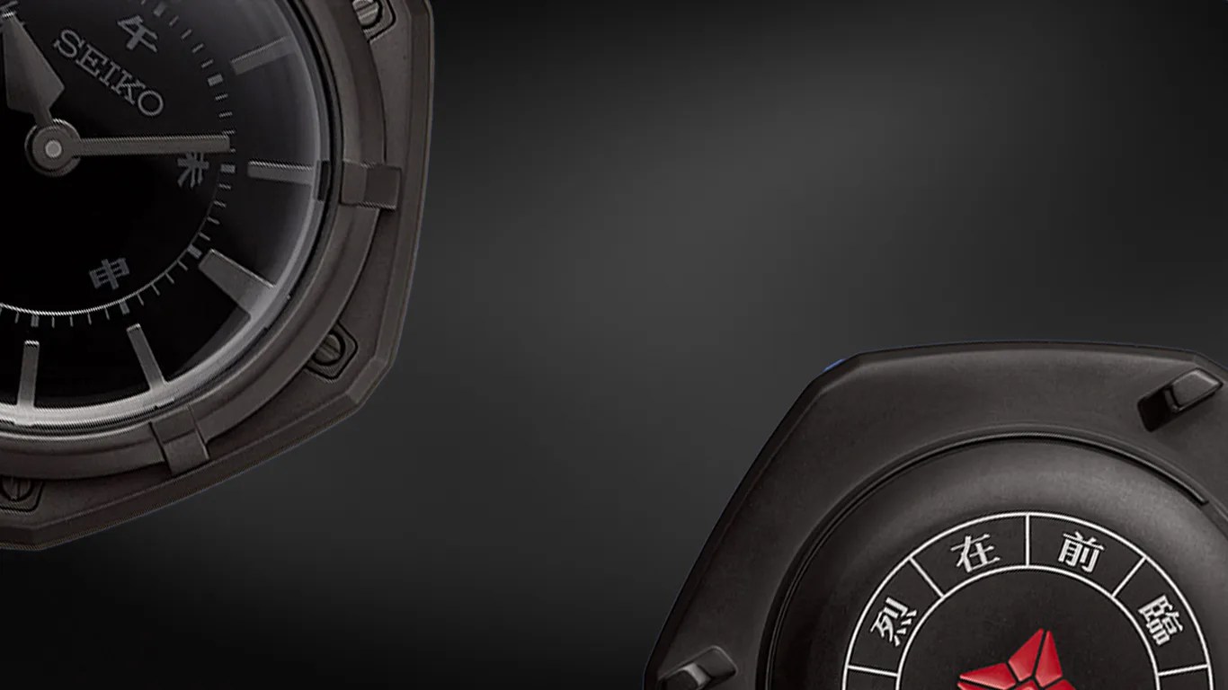 two stealthy seiko ninja watches