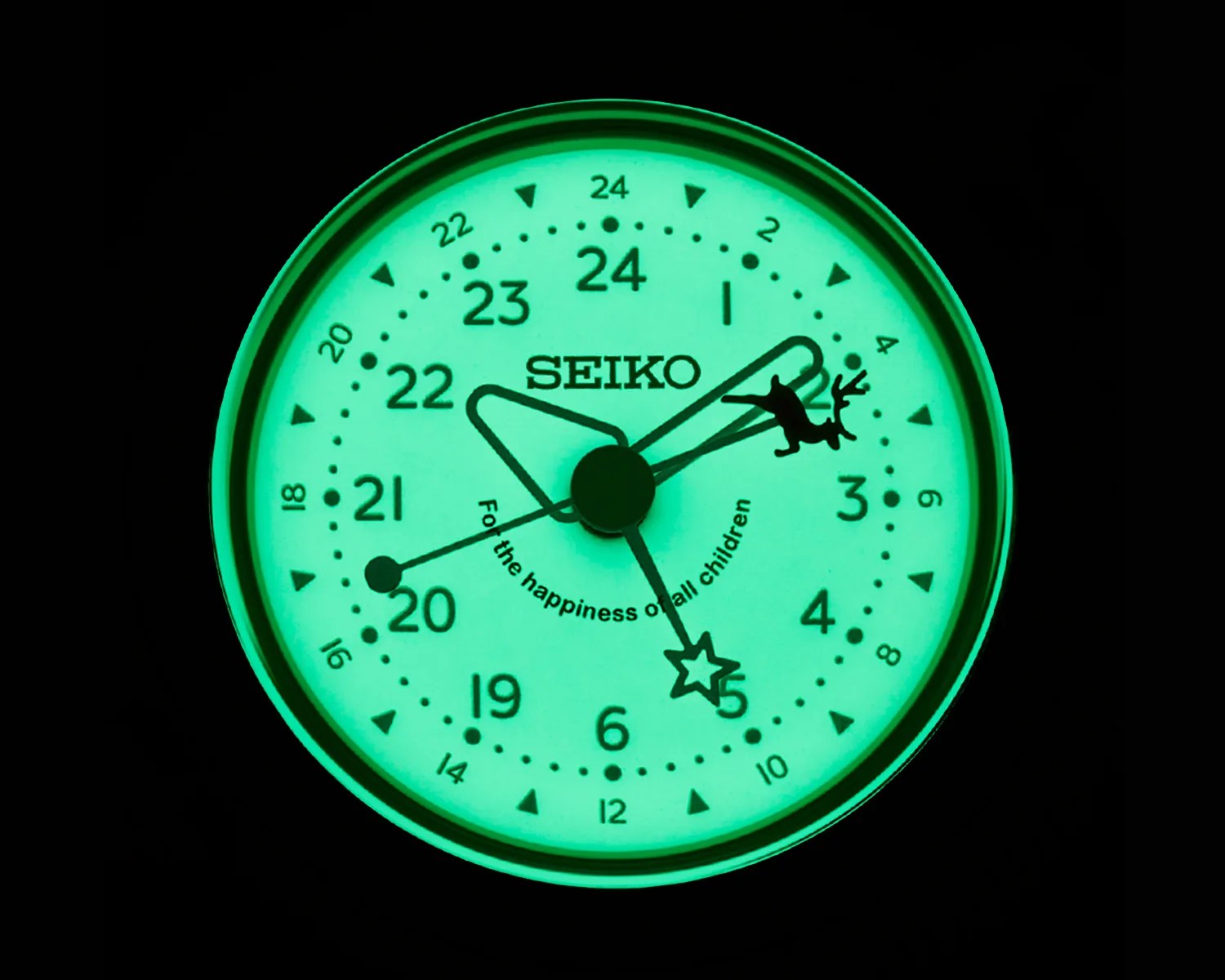 a seiko concept watch dial glows in the dark