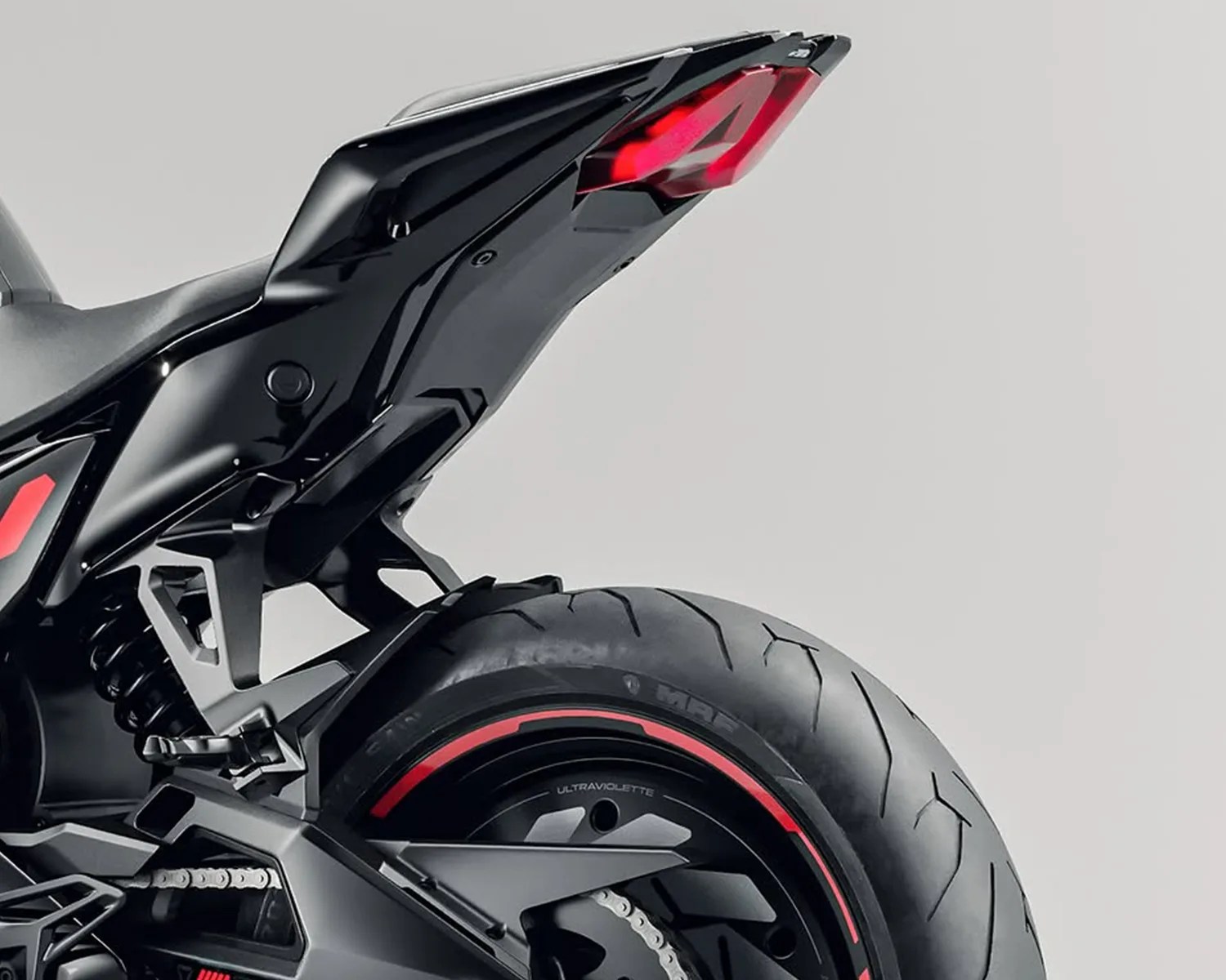 ultraviolette F77SuperStreet rear detail