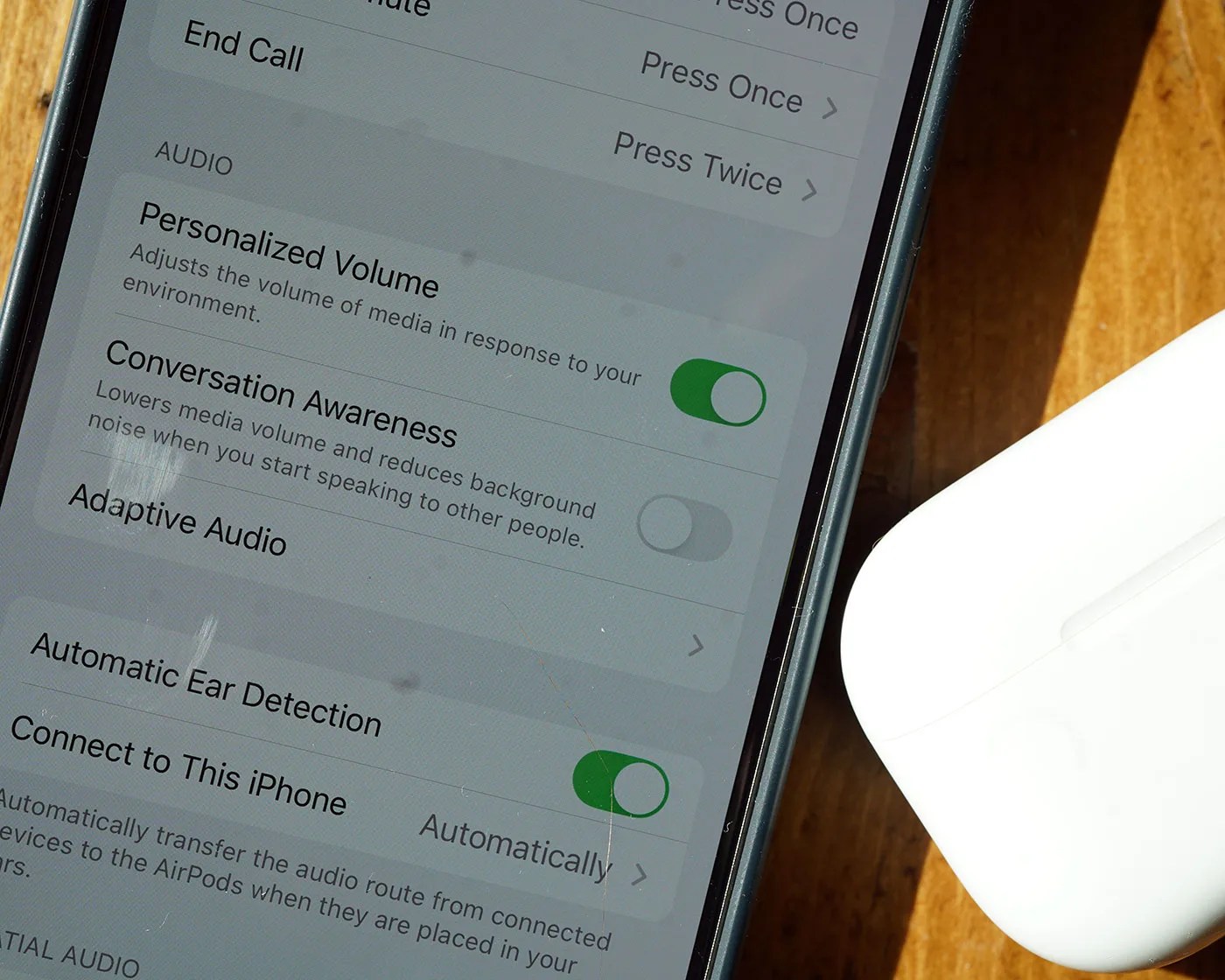AirPods Adaptive Audio