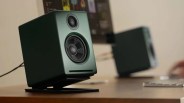 Audioengine A2+ desktop speakers in matte green