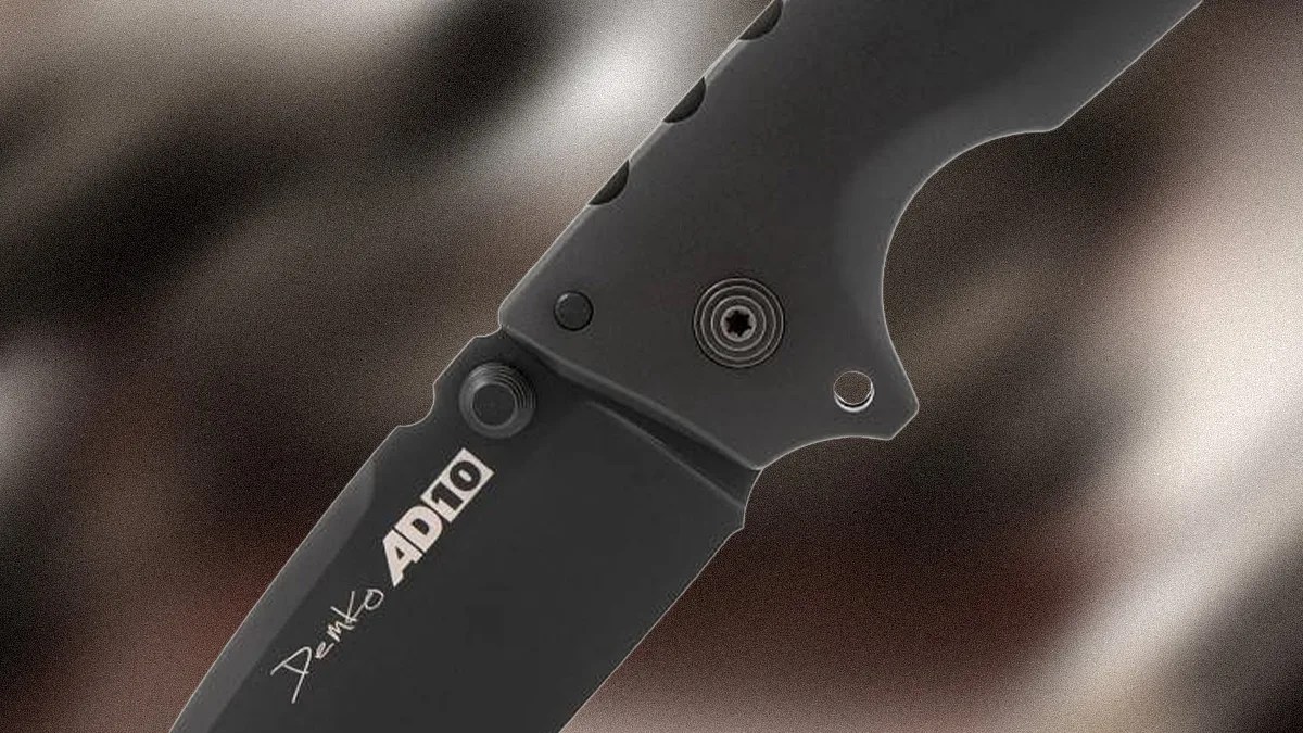 Cold Steel AD-10 Demko Blackout Limited Edition knife closeup