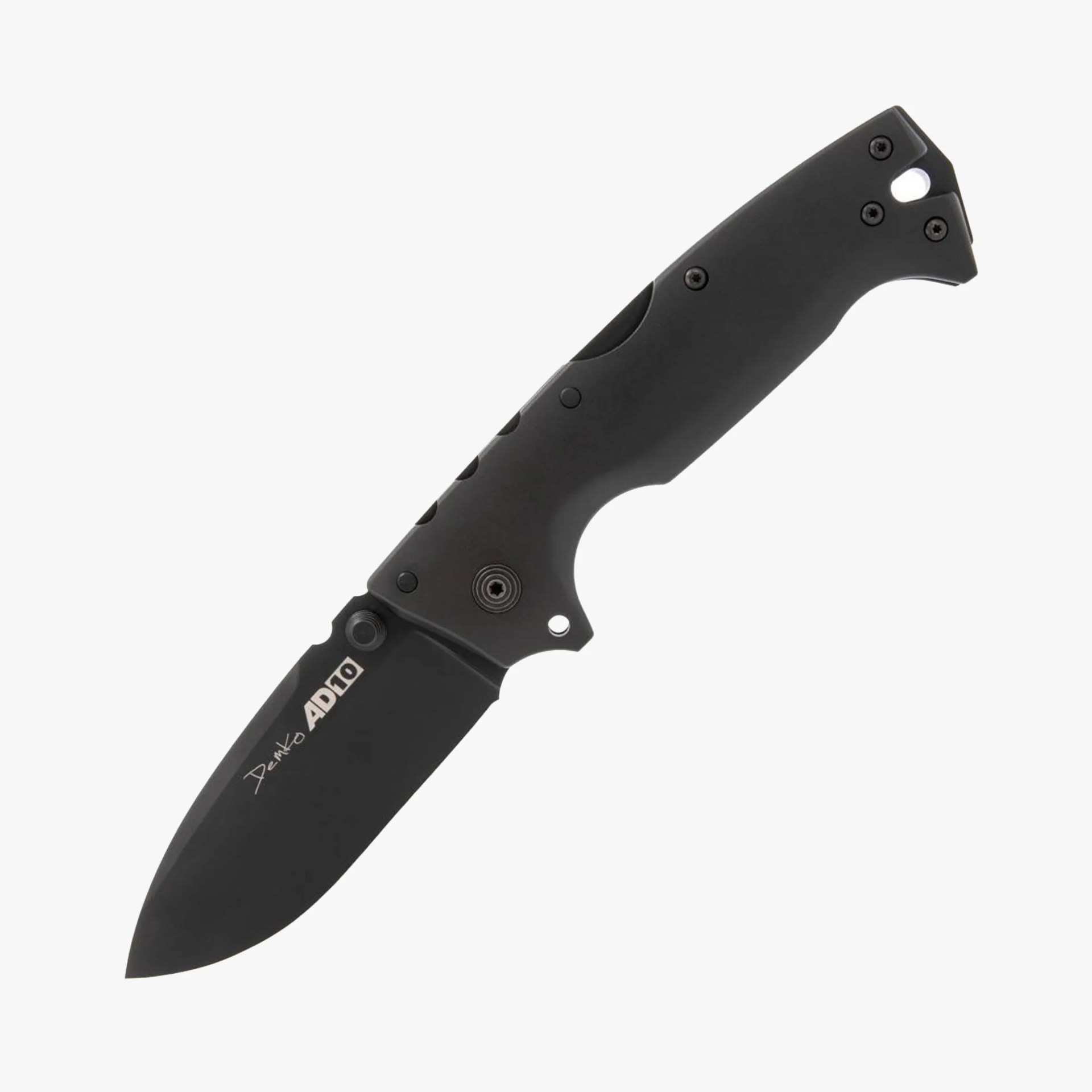 Cold Steel AD-10 Demko Blackout Limited Edition knife on gray background