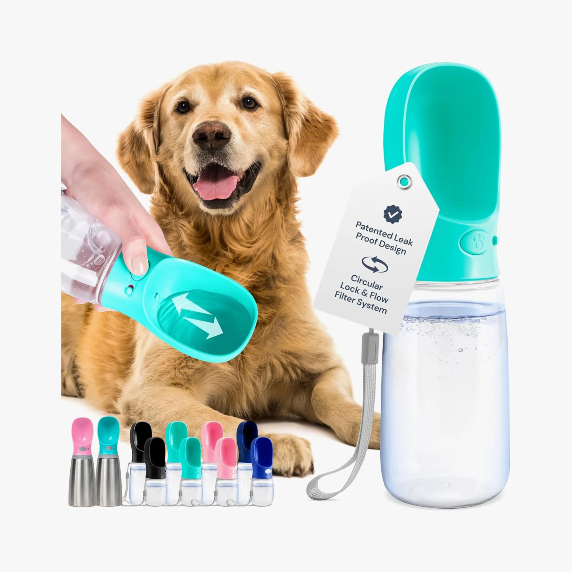 MalsiPree Lightweight Dog Travel Bottle
