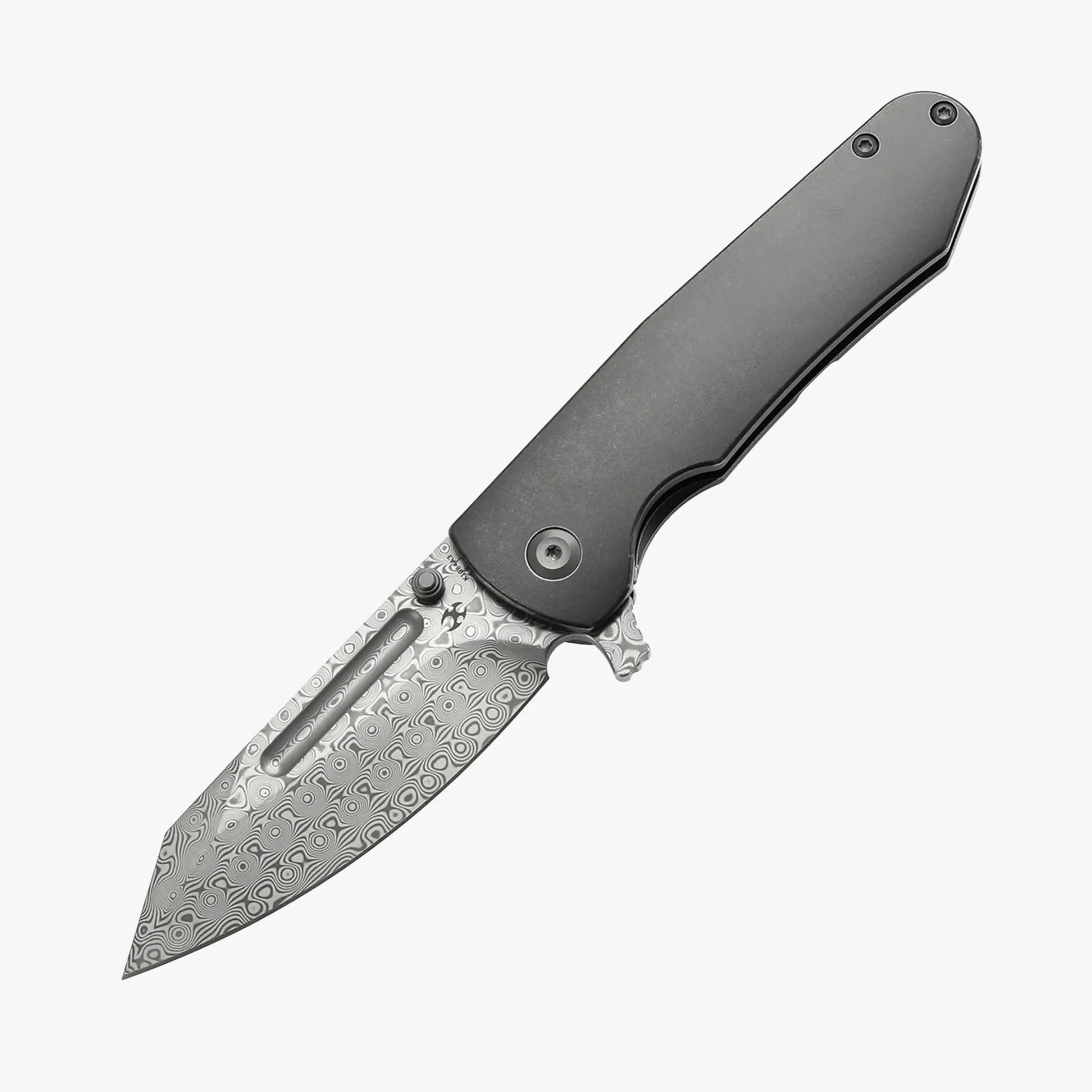 Kansept Superhawk knife on gray background