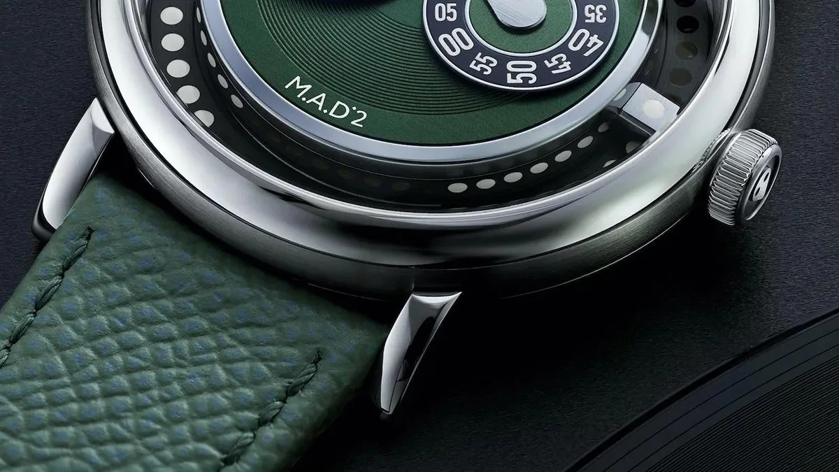 MB&F M.A.D.2 watch closeup