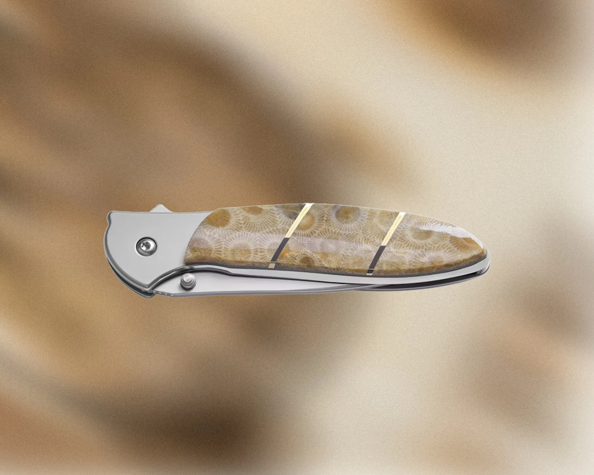 Shinola x Kershaw Leek Petosky Stone Pocket Knife