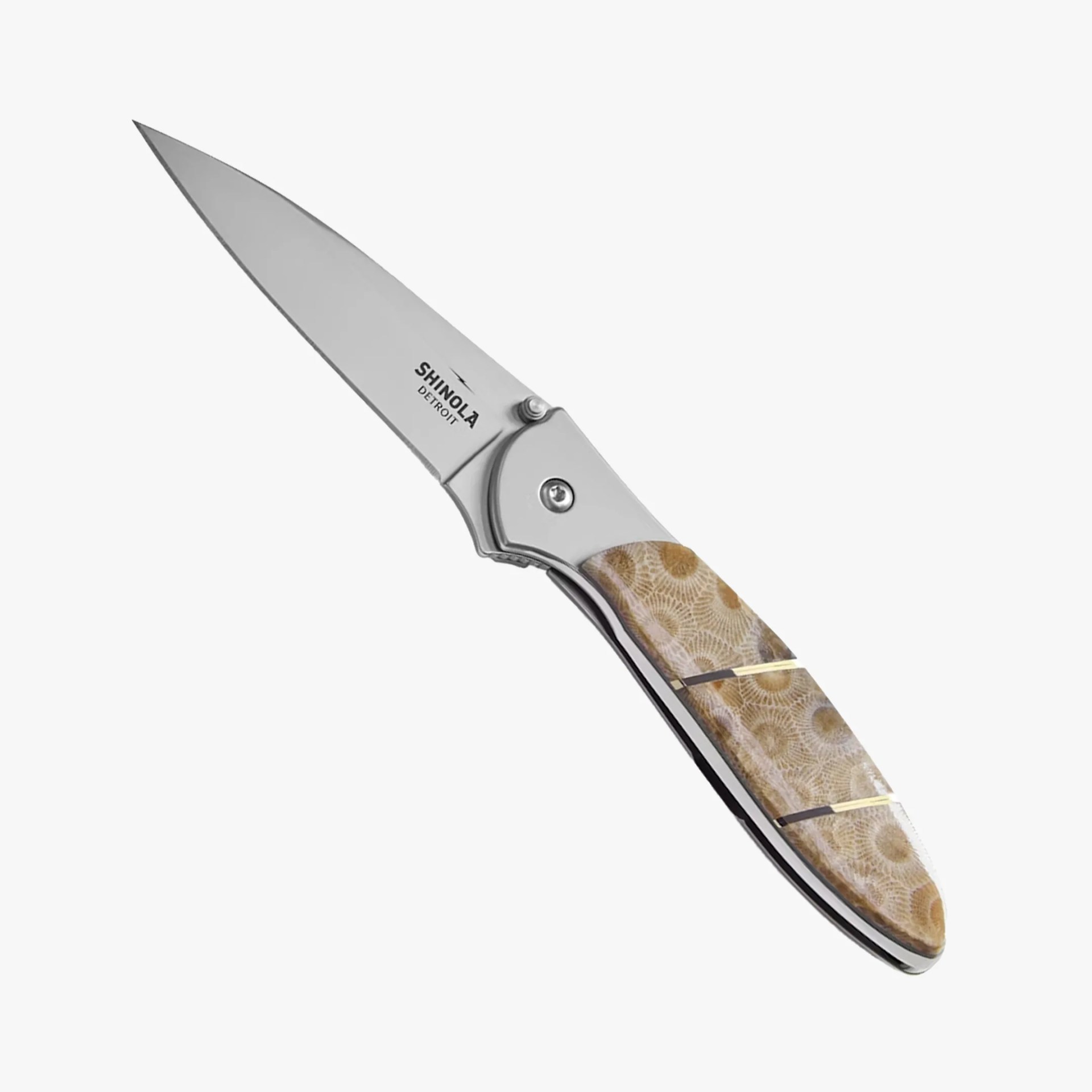 Shinola x Kershaw Leek Petosky Stone Pocket Knife
