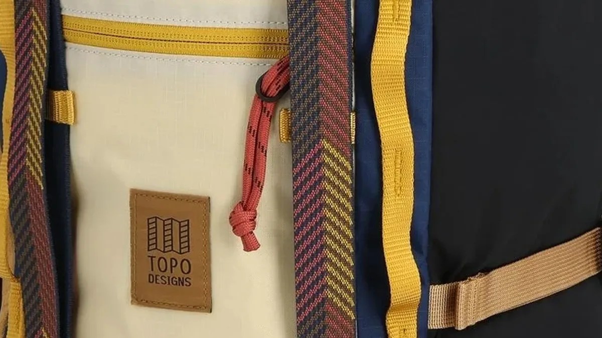 Closeup of Topo Designs Rover Trail Pack 22L