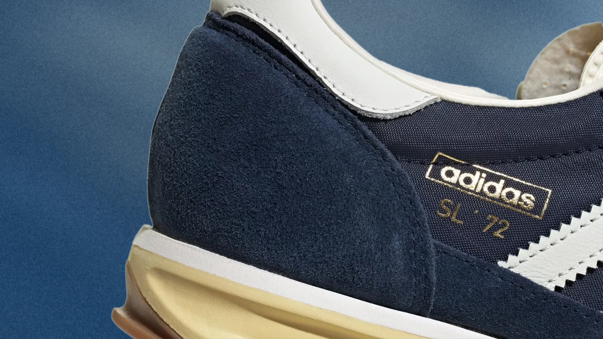 blue Adidas shoe