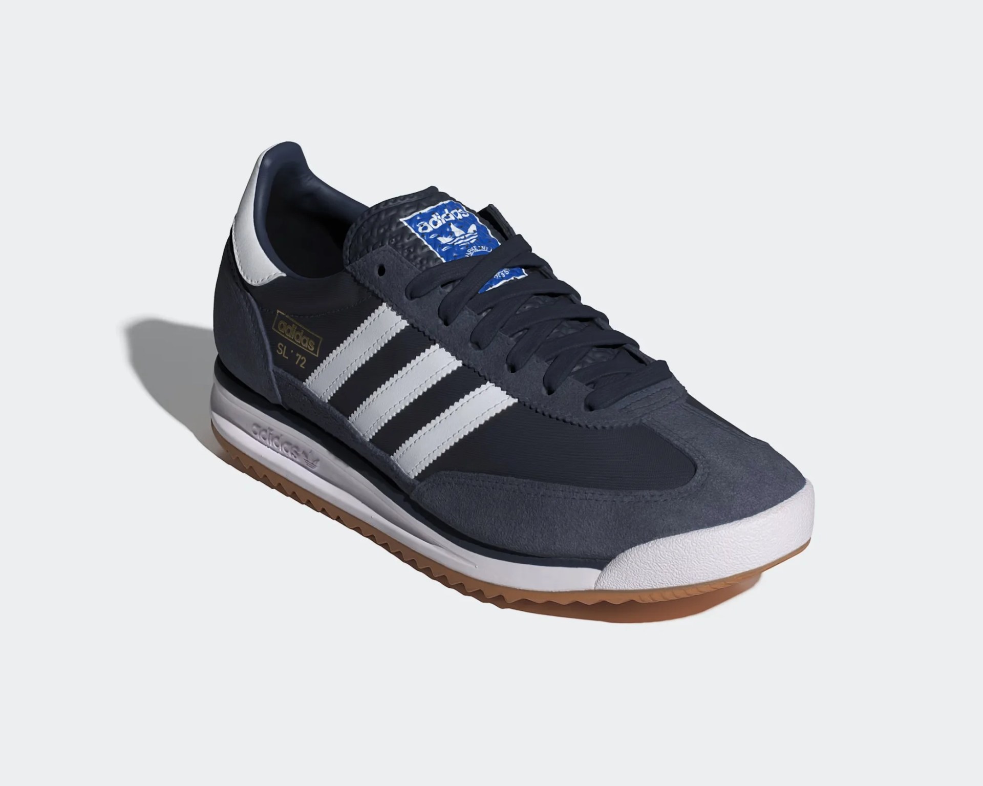 blue Adidas shoe