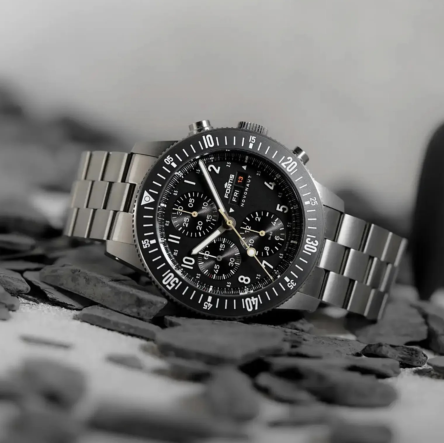 a Fortis chronograph watch