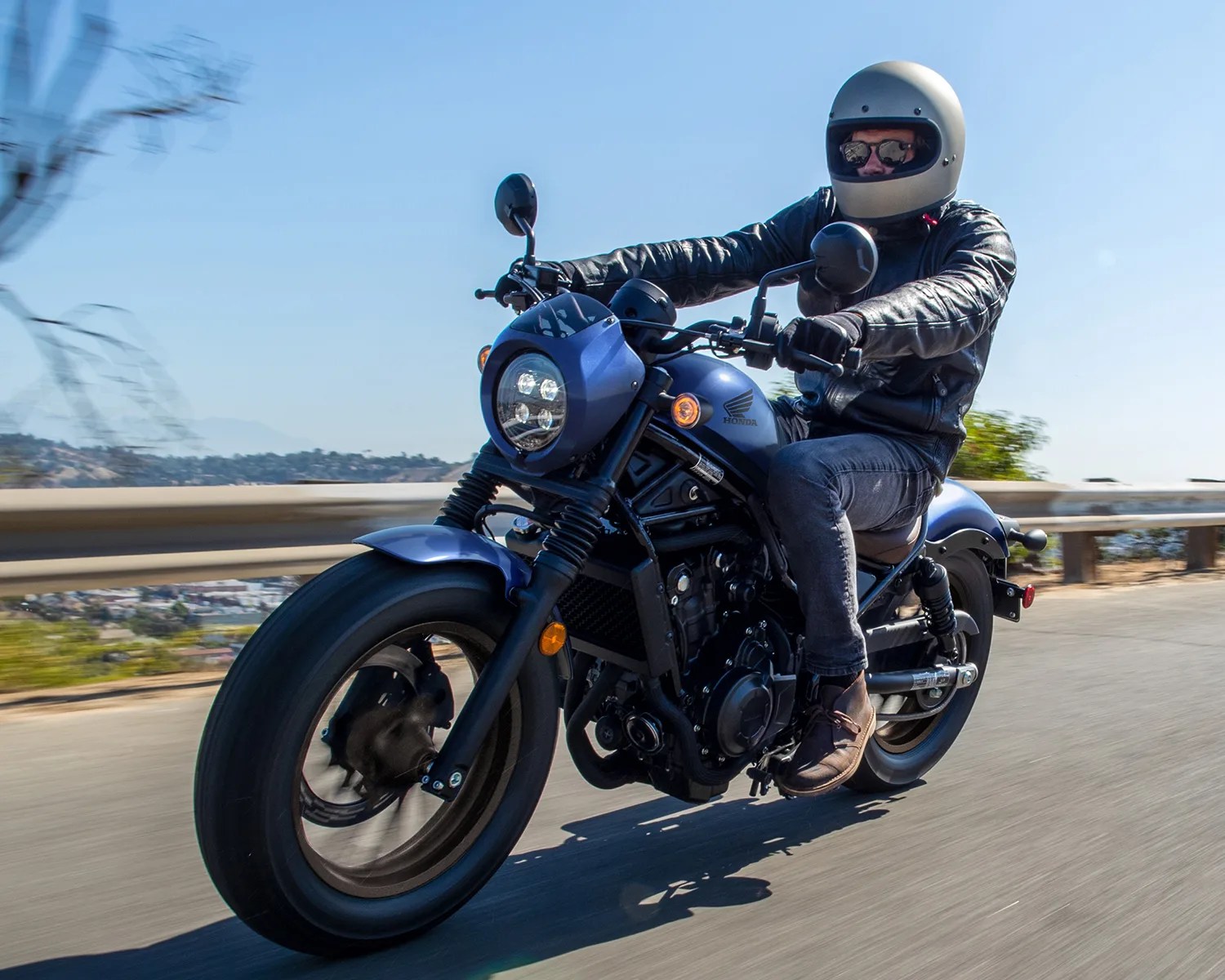 honda rebel 500 action