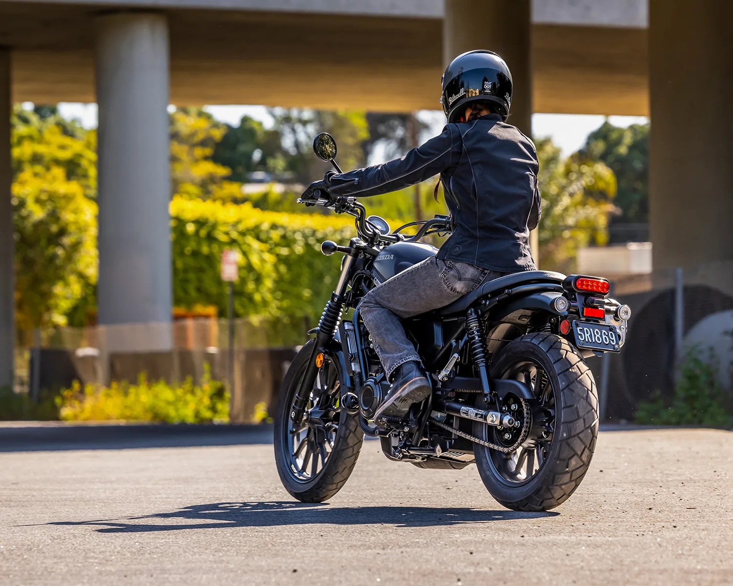 honda scl500 action