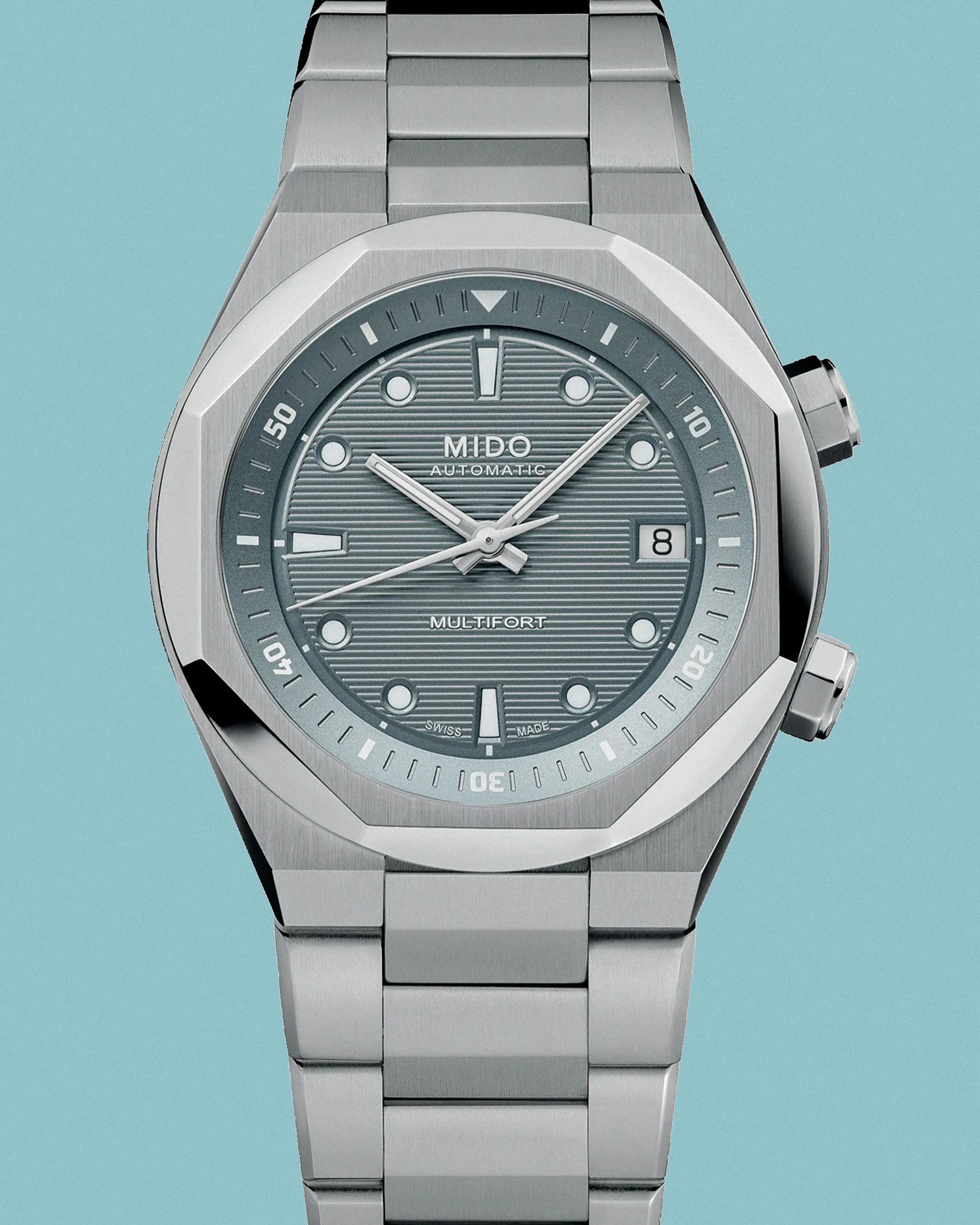 a mido steel dive watch