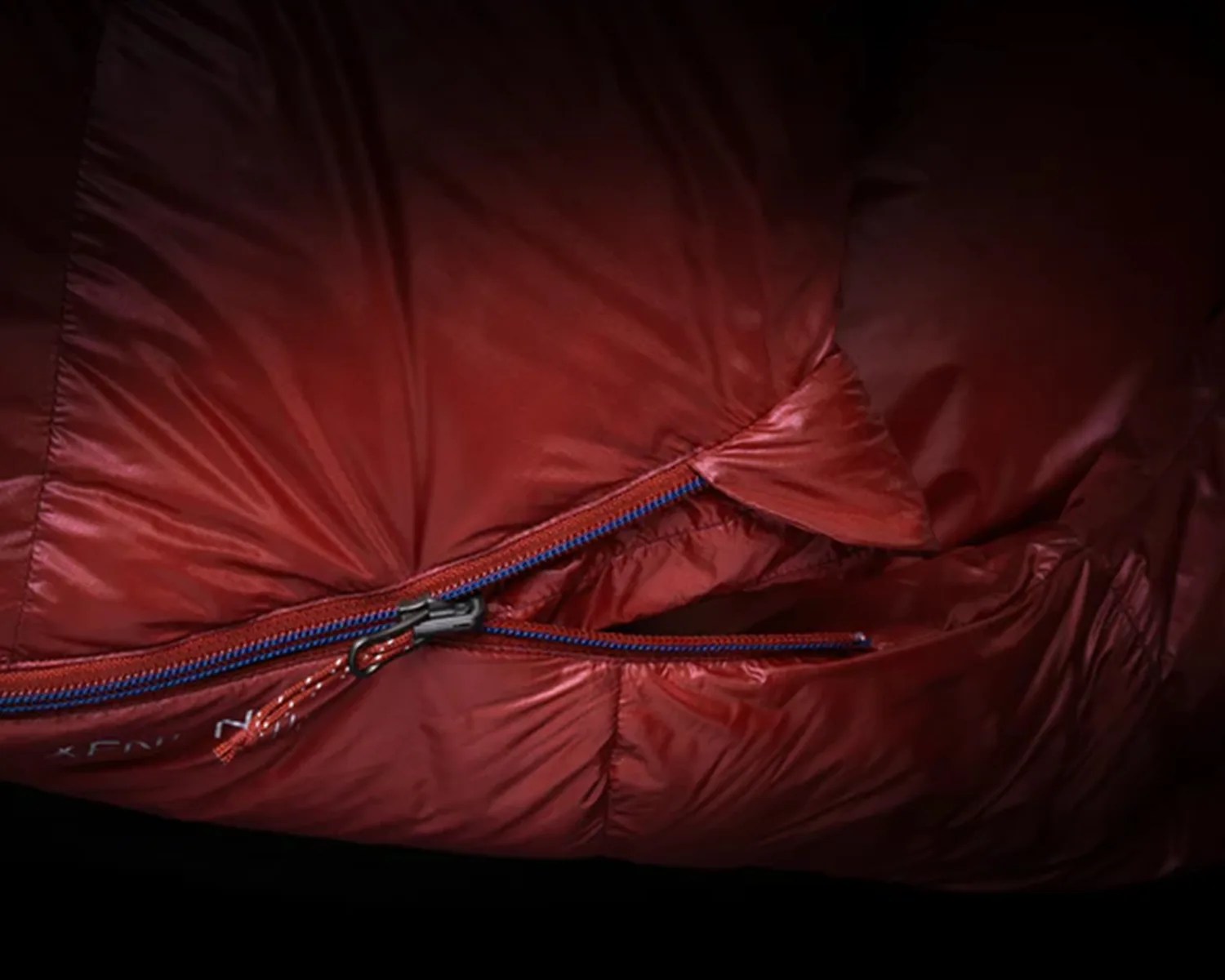 mountain equipment xenith zipper detail
