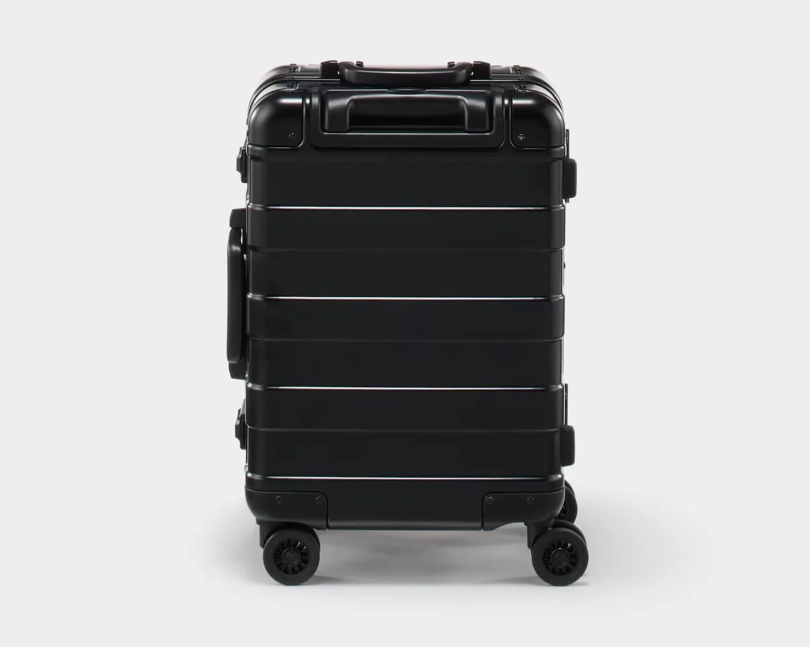 black muji suitcase