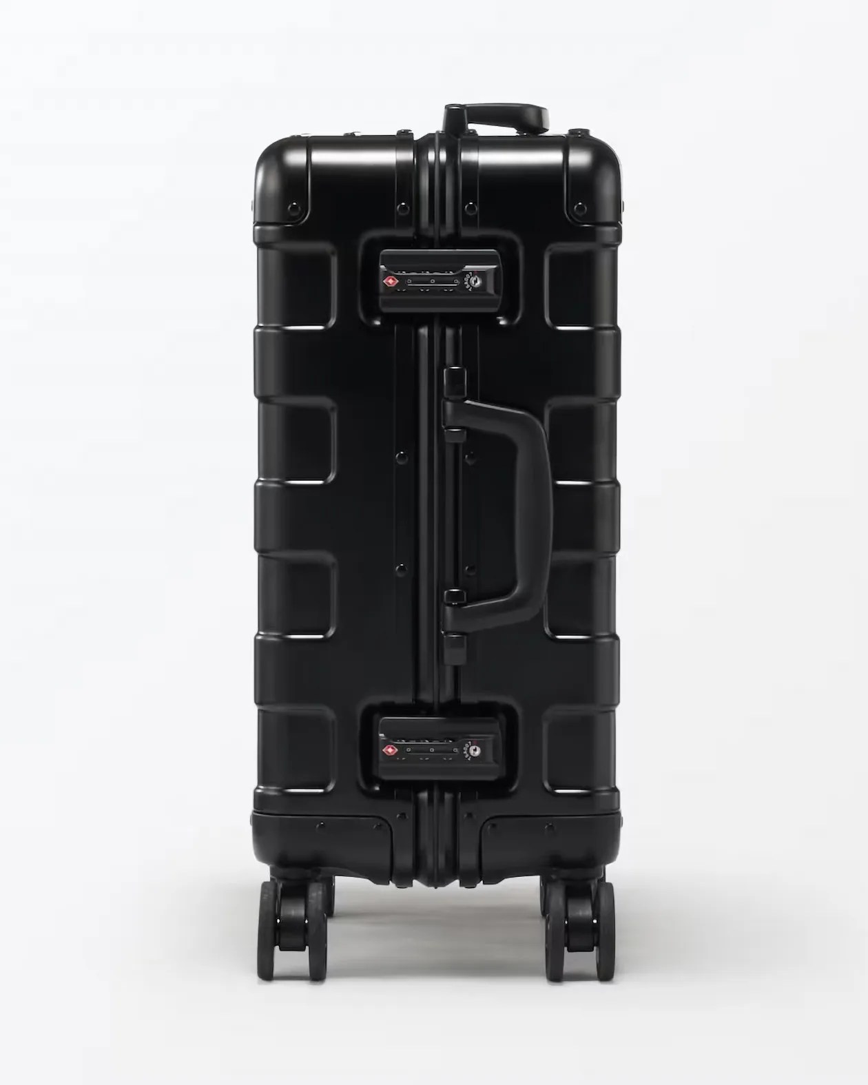 black muji suitcase
