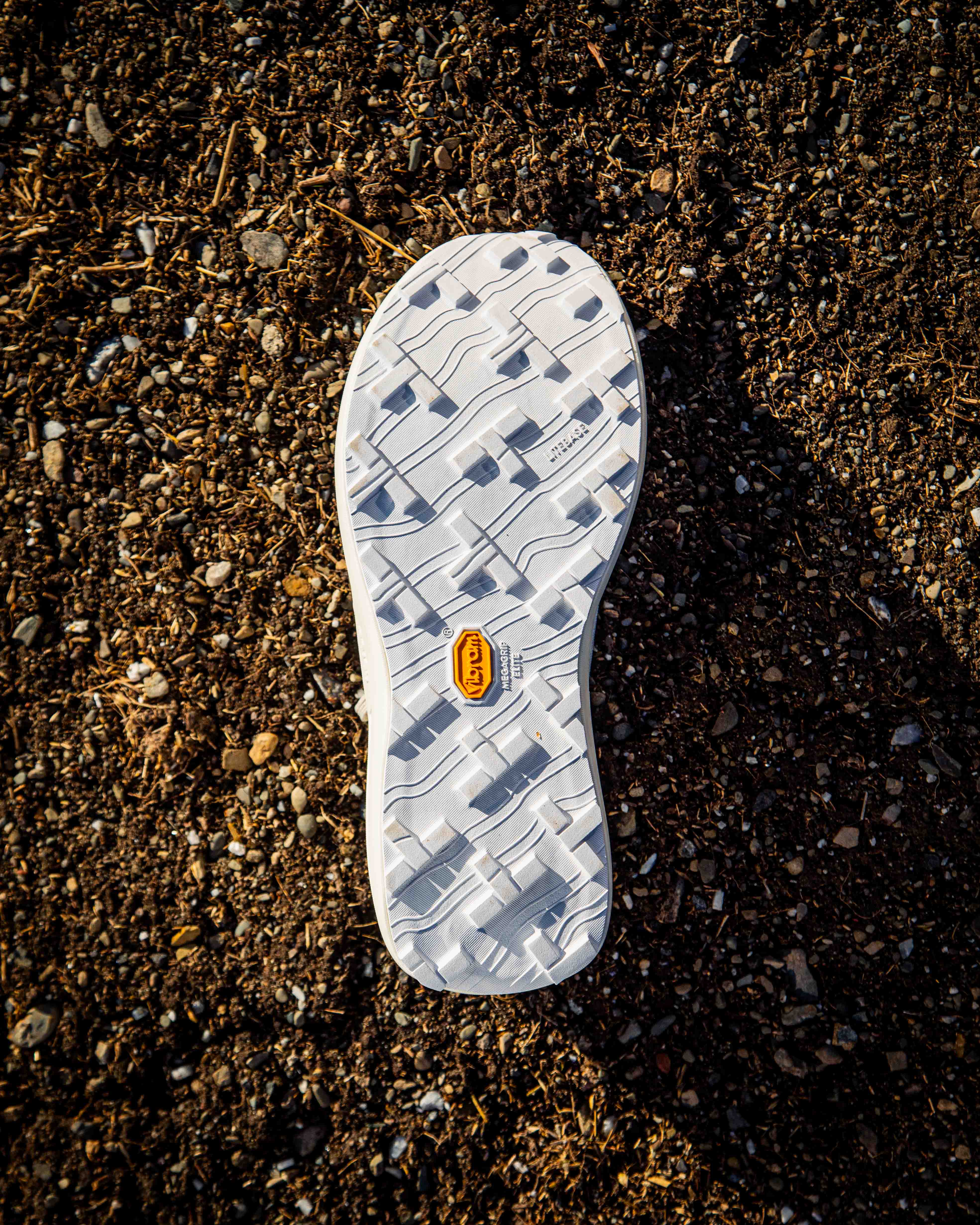 pair of norda 005 shoes on a dirt surface