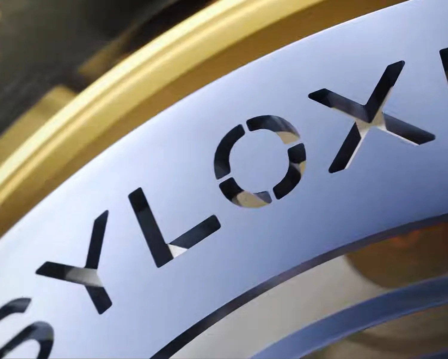 a closeup of a rolex watch hairspring