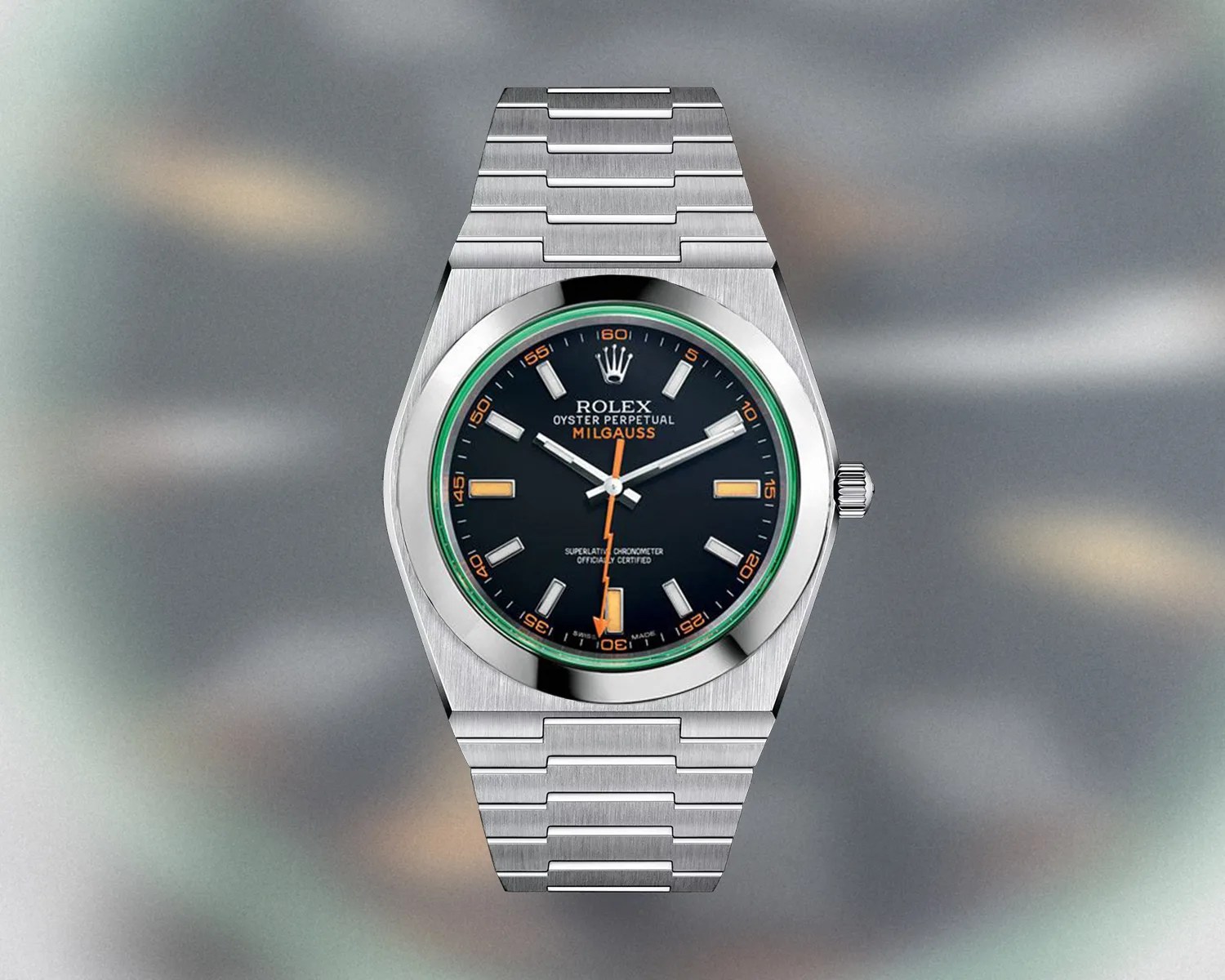 a photoshopped rolex watch