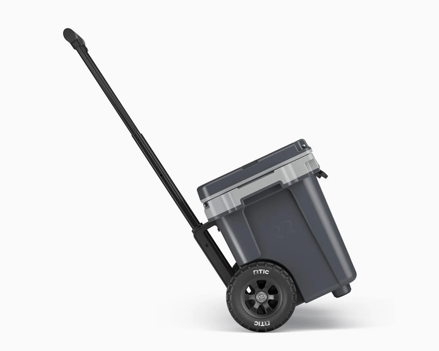 rtic 22 qt ultralight wheeled cooler silhouette