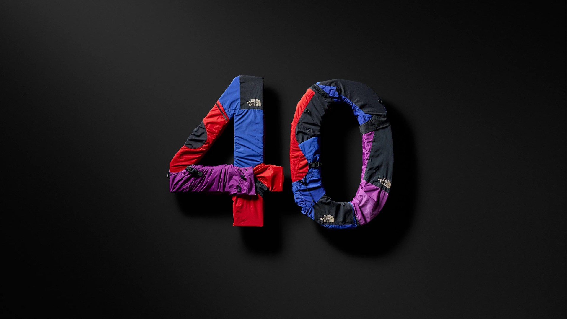 the north face mountain jackets wrapped around the number 40