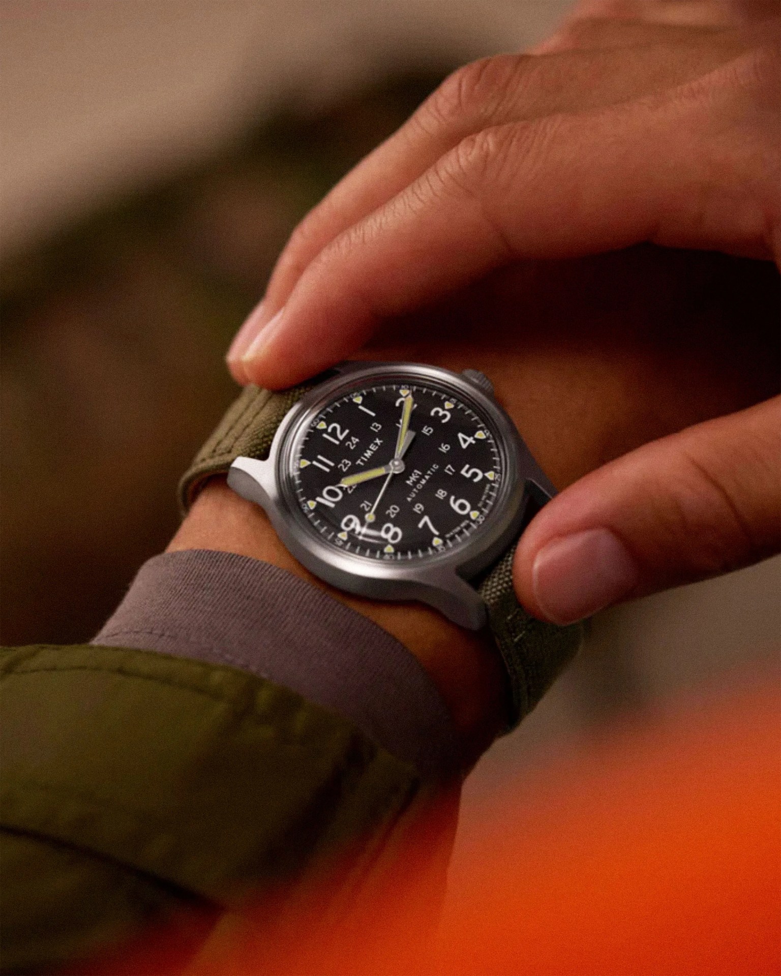 Timex MK1 40mm automatic field watch