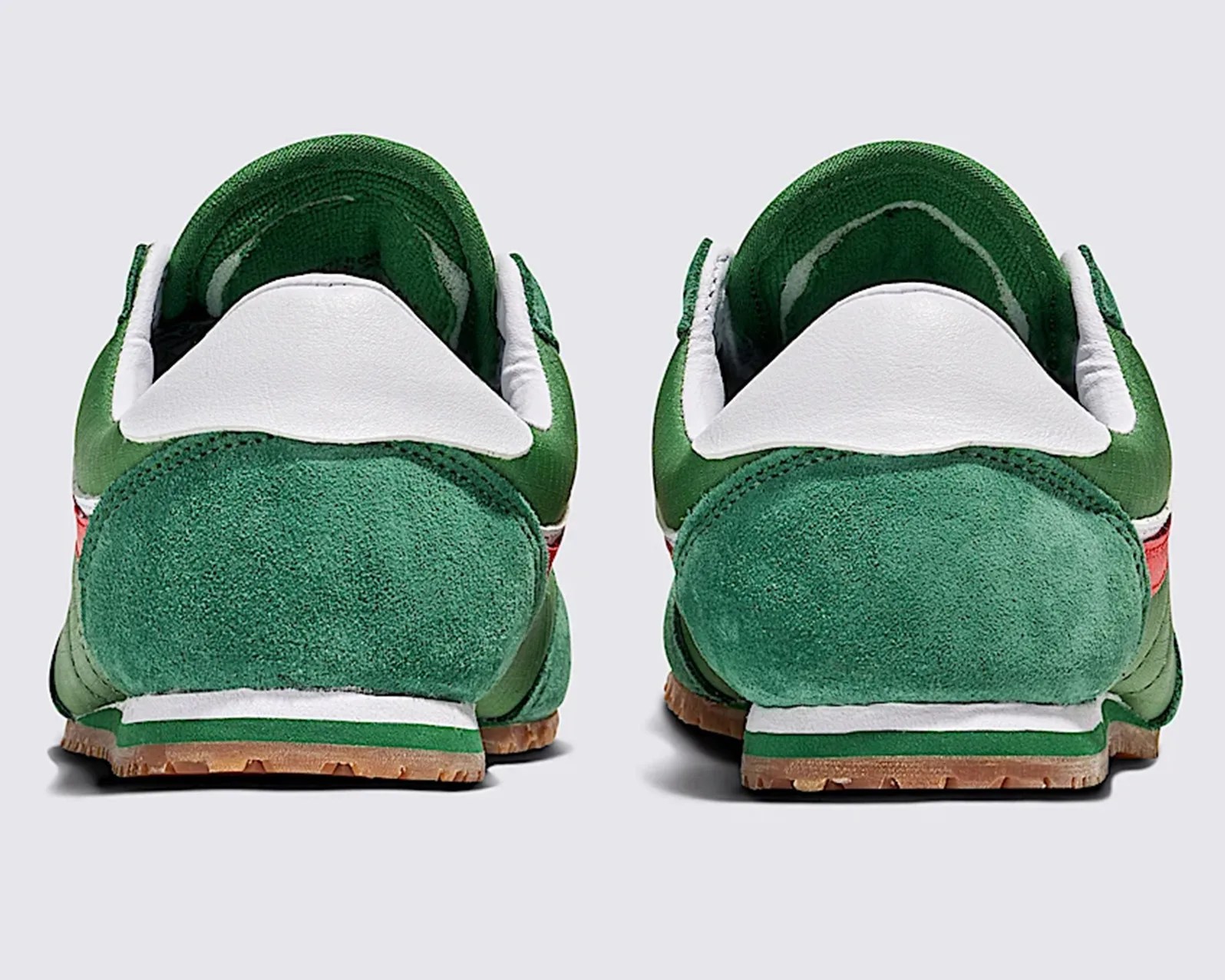 the heels of a pair of Vans sneakers