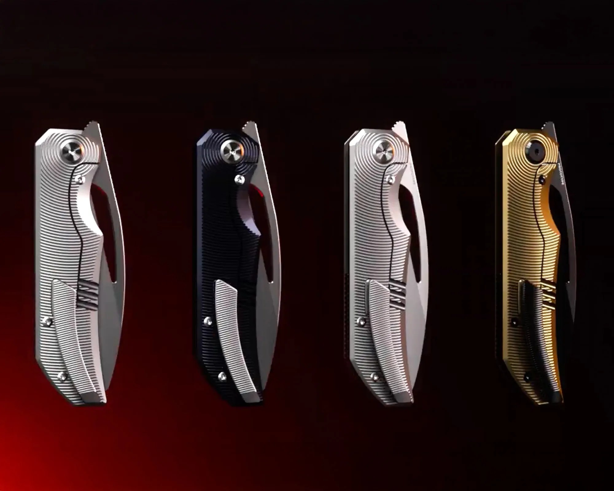 Bestech Taipan knives closed