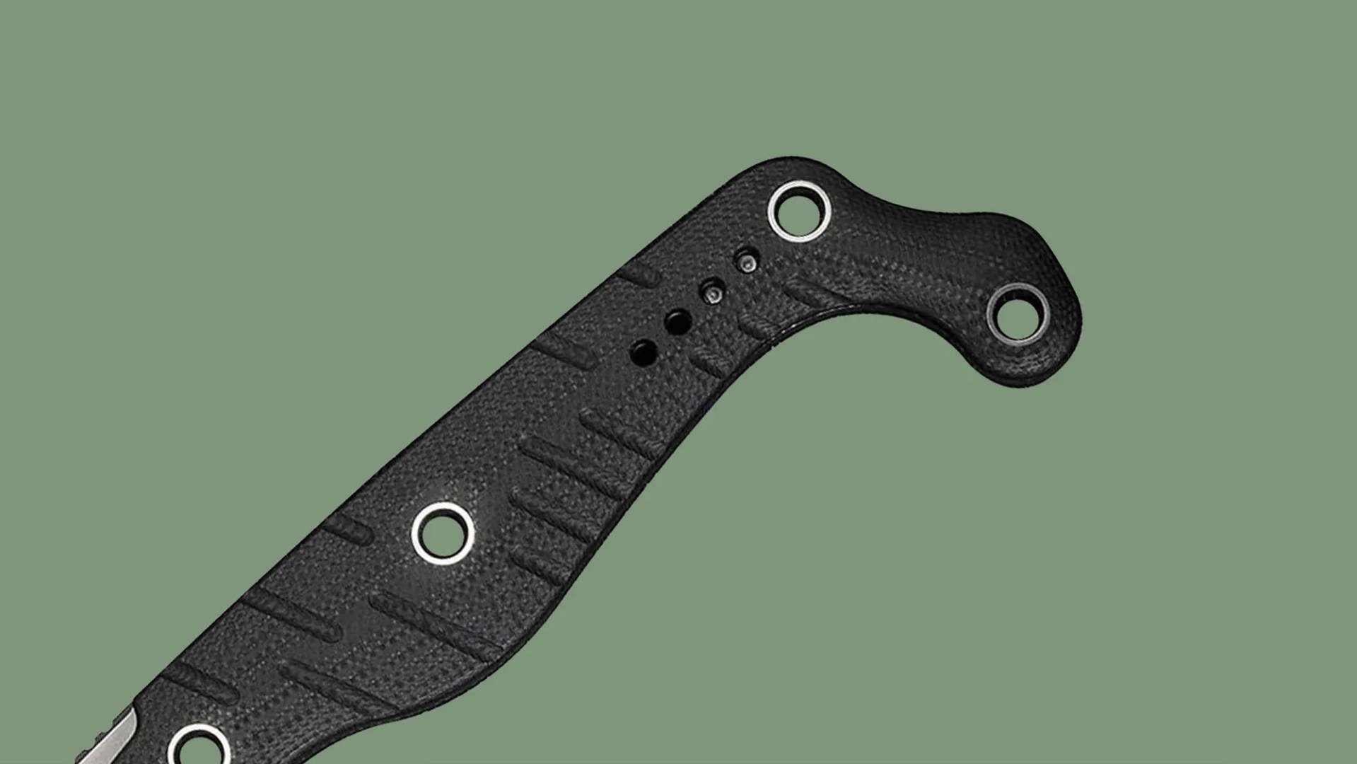 Civivi Sokn fixed blade knife handle closeup
