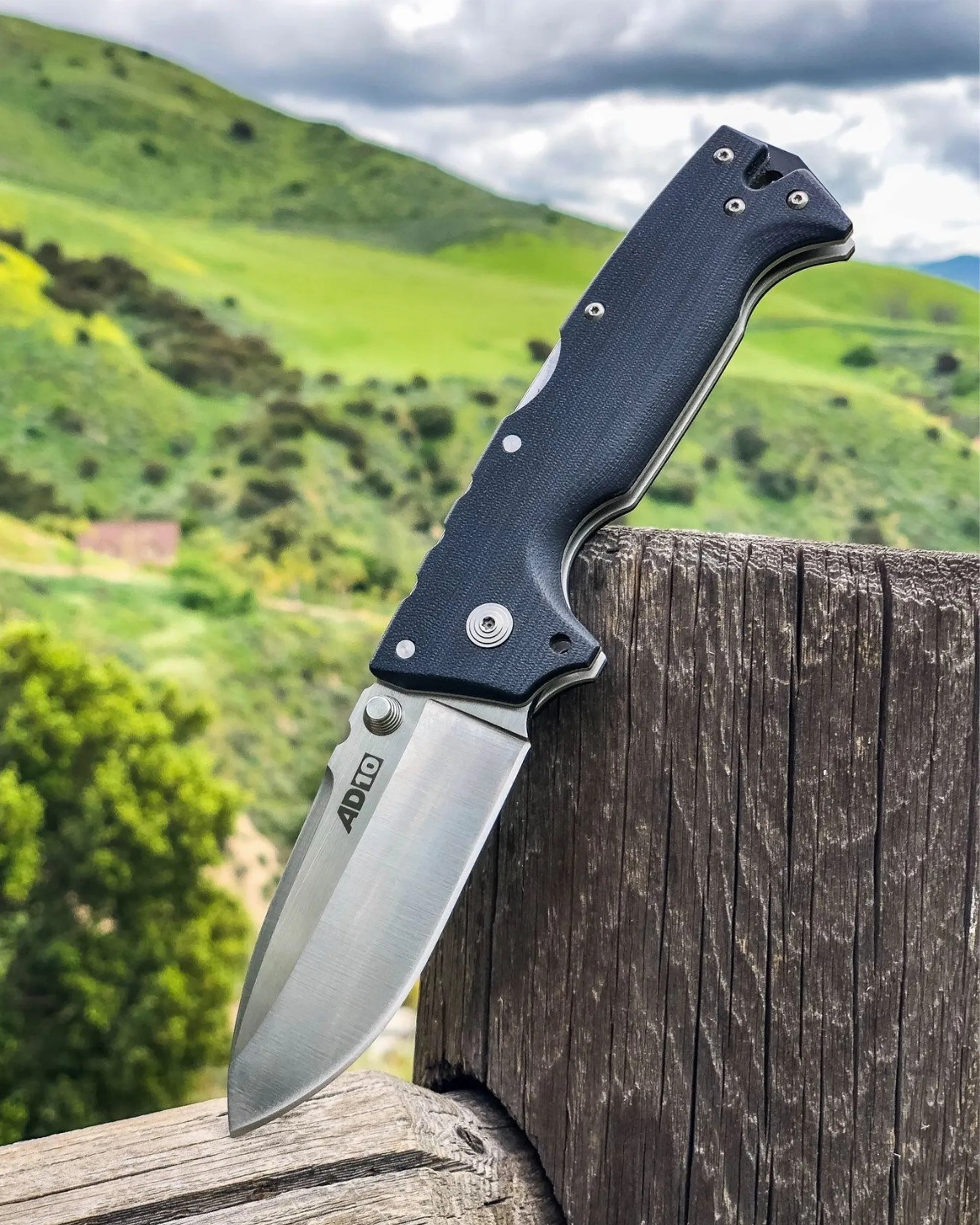 Cold Steel AD-10 knife in outdoor setting
