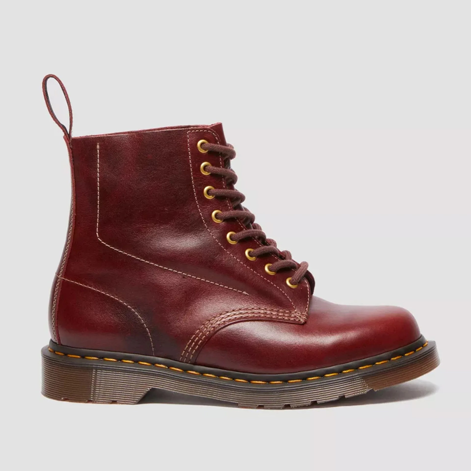 Dr. Martens 1460 Love Letter Boot on gray background