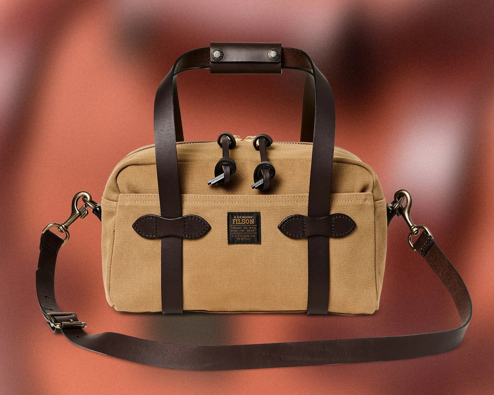 Filson Rugged Twill XS Compact Duffle Bag silhouette