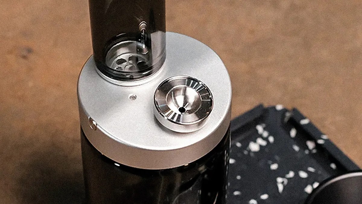 Closeup of Honest Smoked Capsule bong