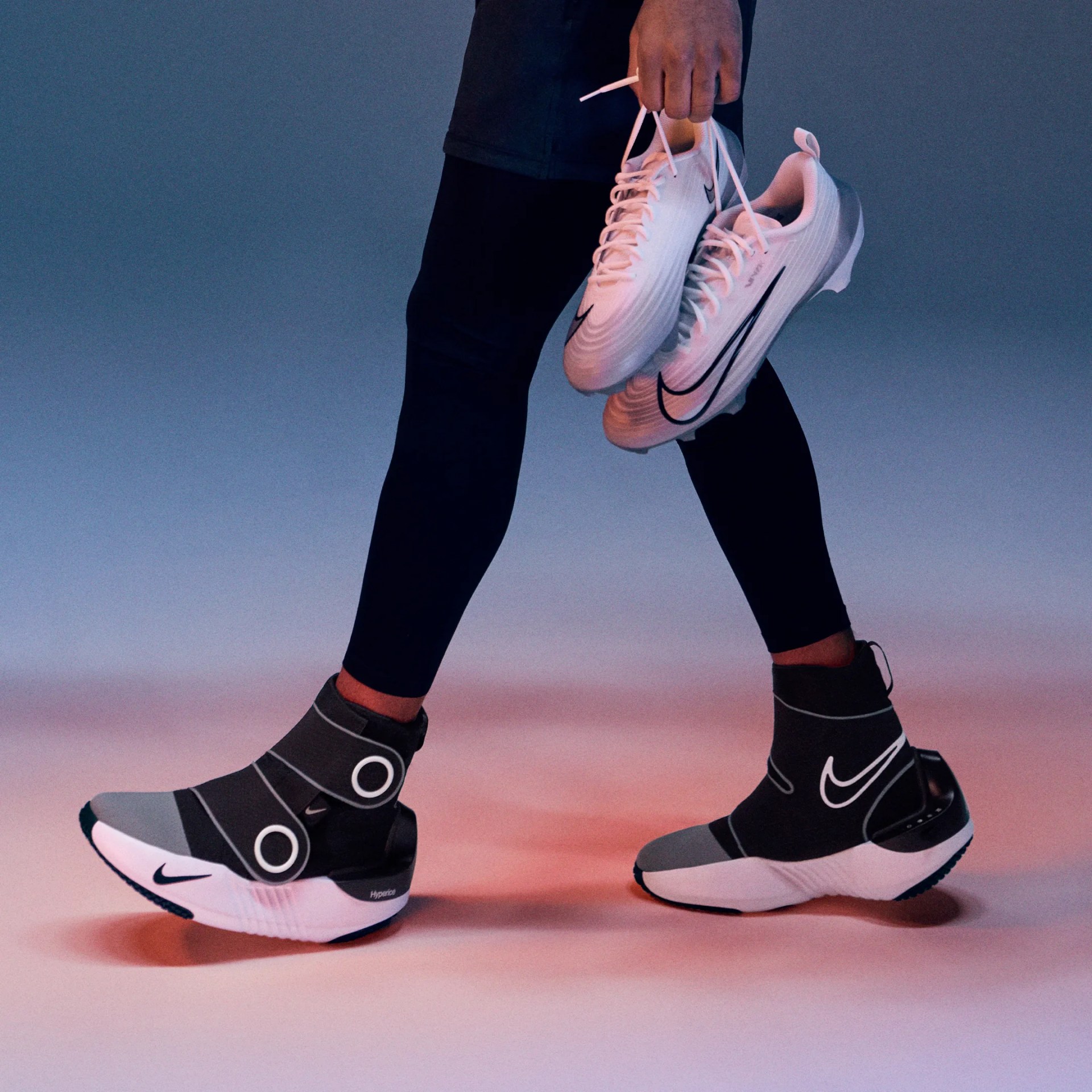 Nike x Hyperice Hyperboot worn by Jayden Daniels
