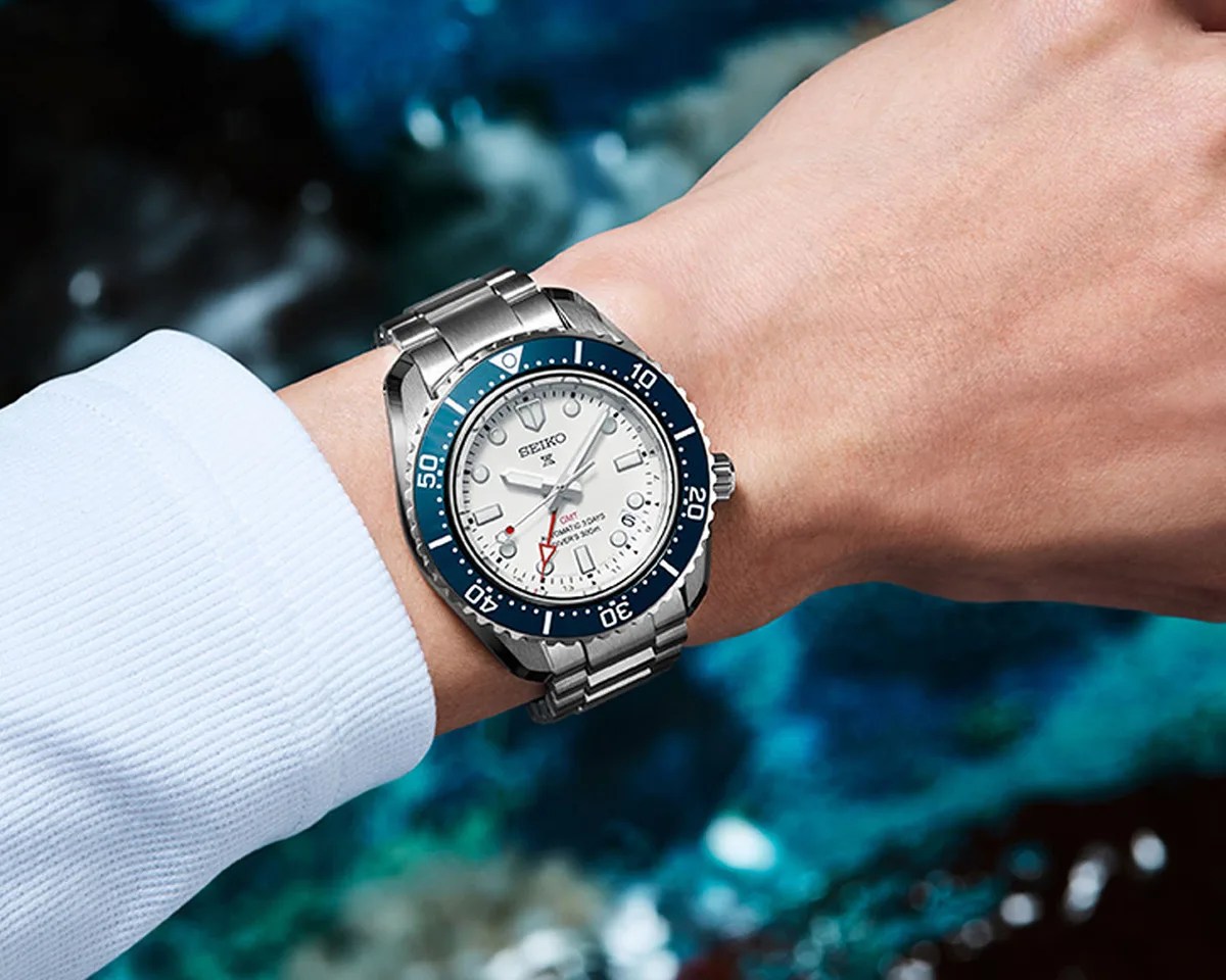 Seiko Prospex 1968 Heritage Divers GMT 60th Anniversary SPB519J1 watch on wrist