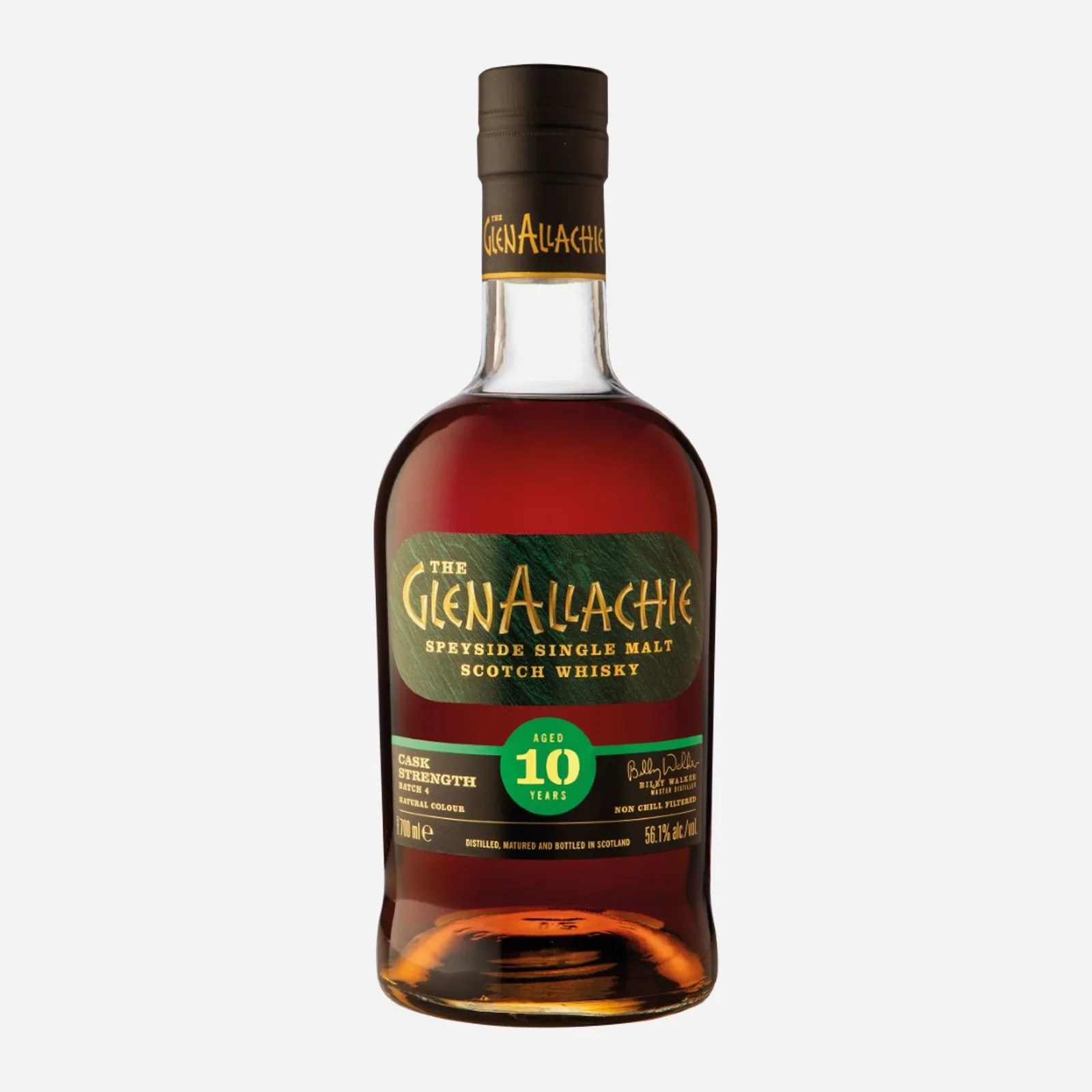 A bottle of The GlenAllachie The Glenallachie 10 Years Old Batch 4