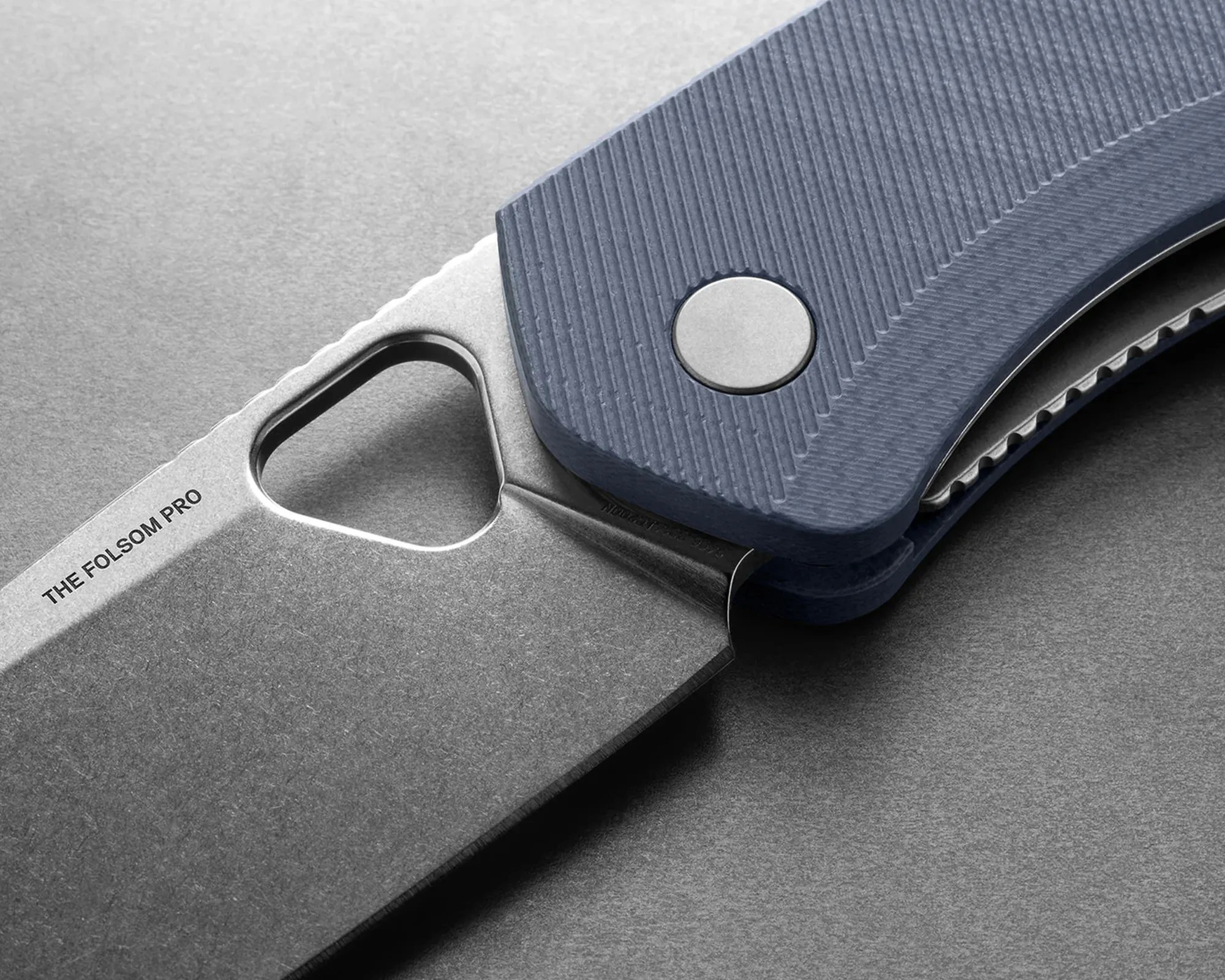 The James Brand Uncharted Collection Folsom Pro knife closeup